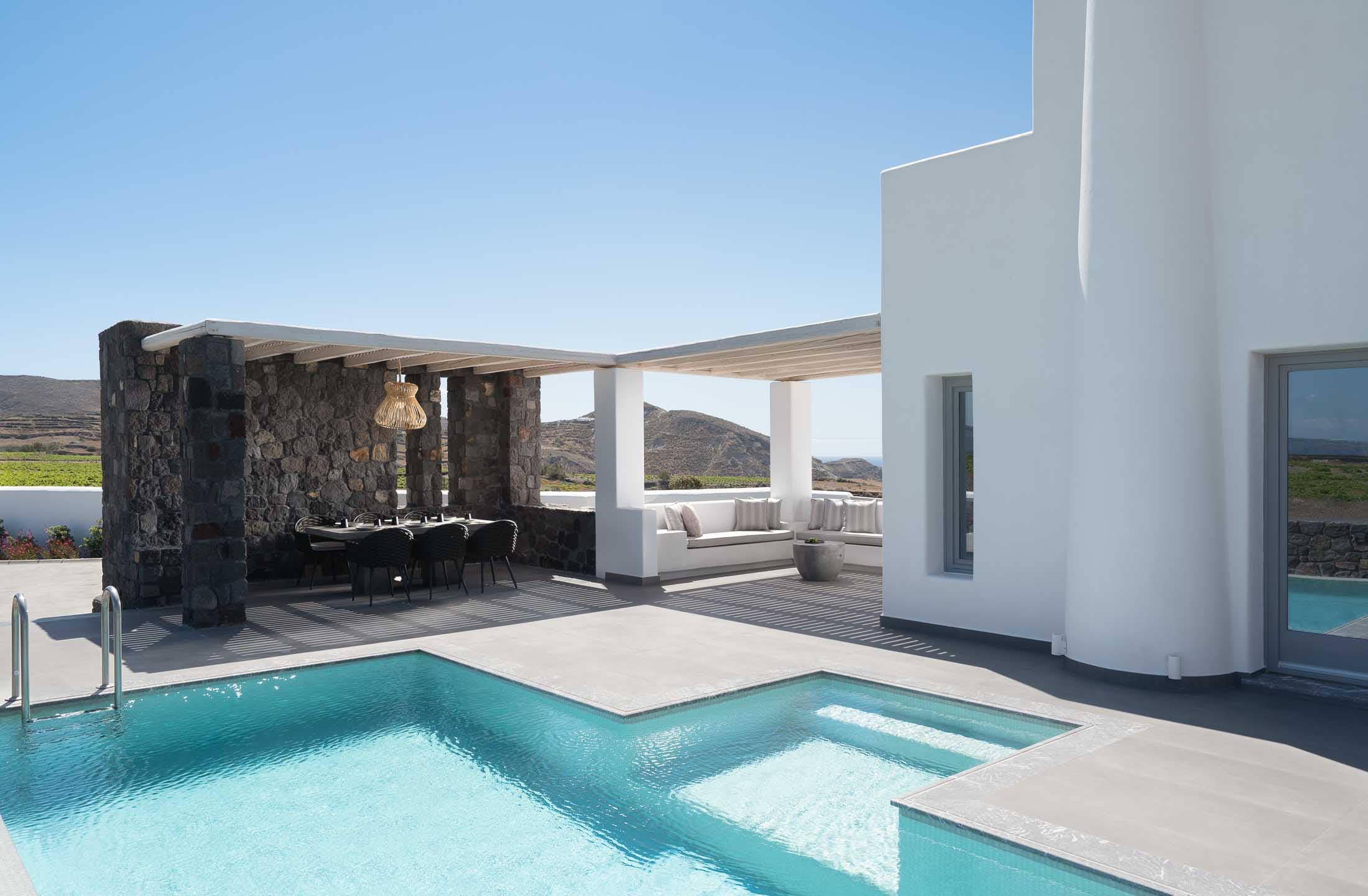 La Ponta villas | modern villas in Akrotiri Architectural Photography-2