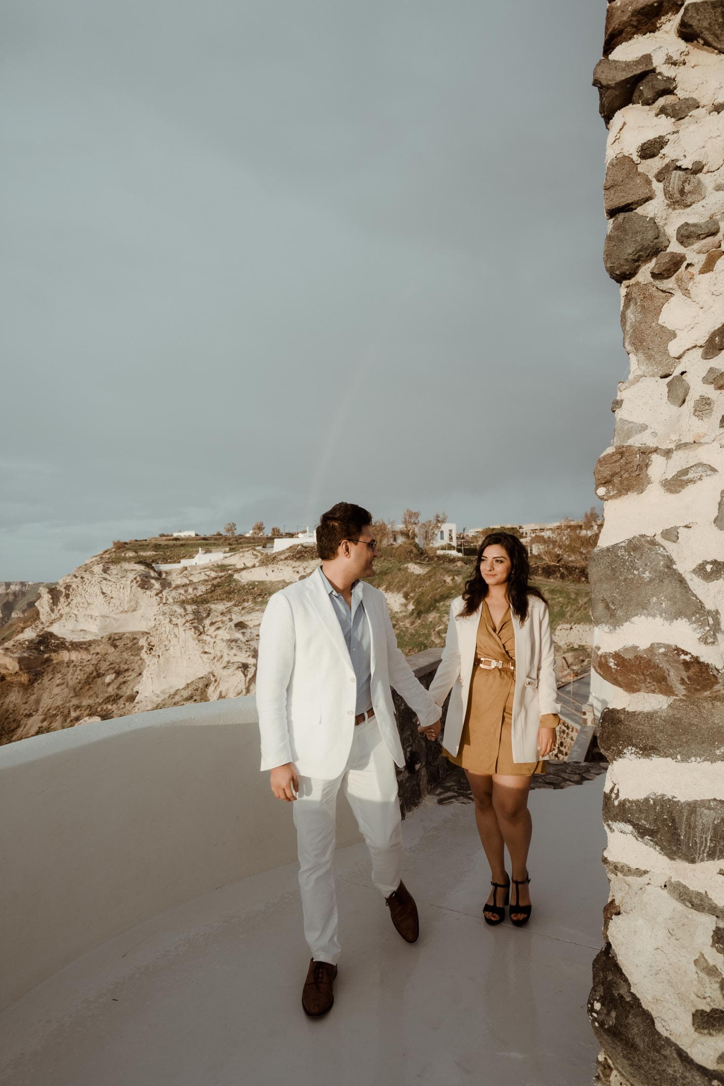 A Santorini proposal in the heart of winter Proposals in Santorini-10