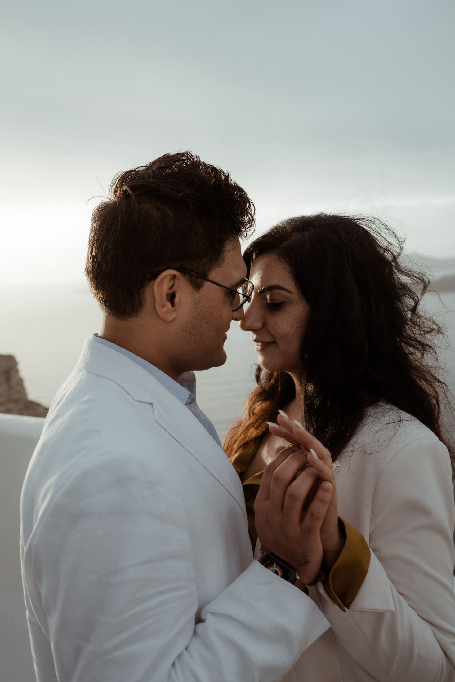 A Santorini proposal in the heart of winter Proposals in Santorini-11