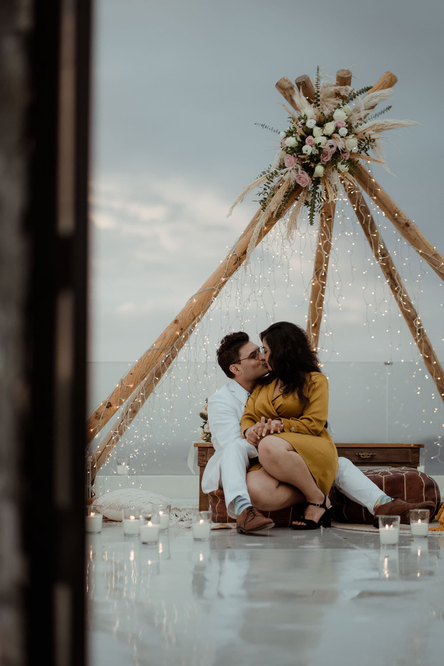 A Santorini proposal in the heart of winter-15