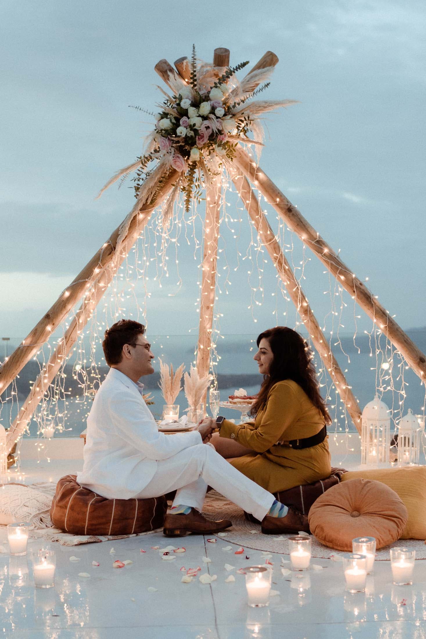 A Santorini proposal in the heart of winter-21