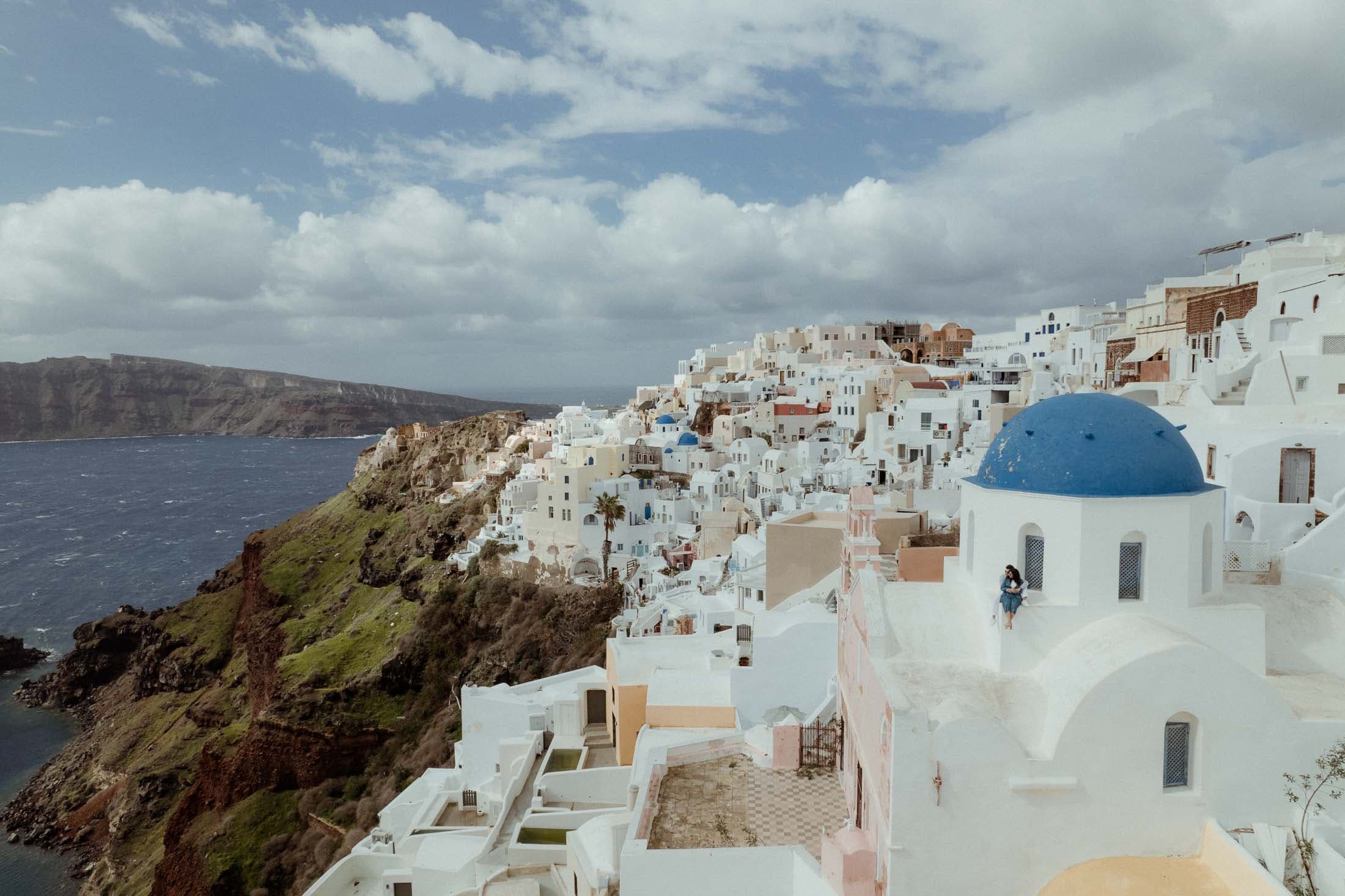 A Santorini proposal in the heart of winter-27