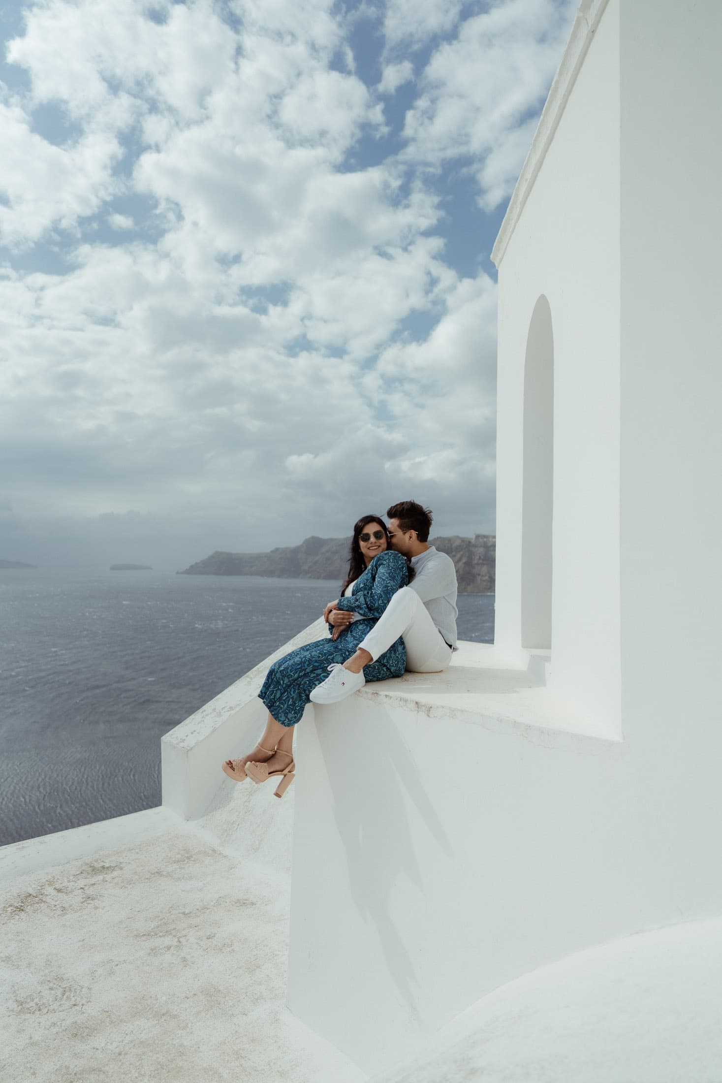 A Santorini proposal in the heart of winter-32