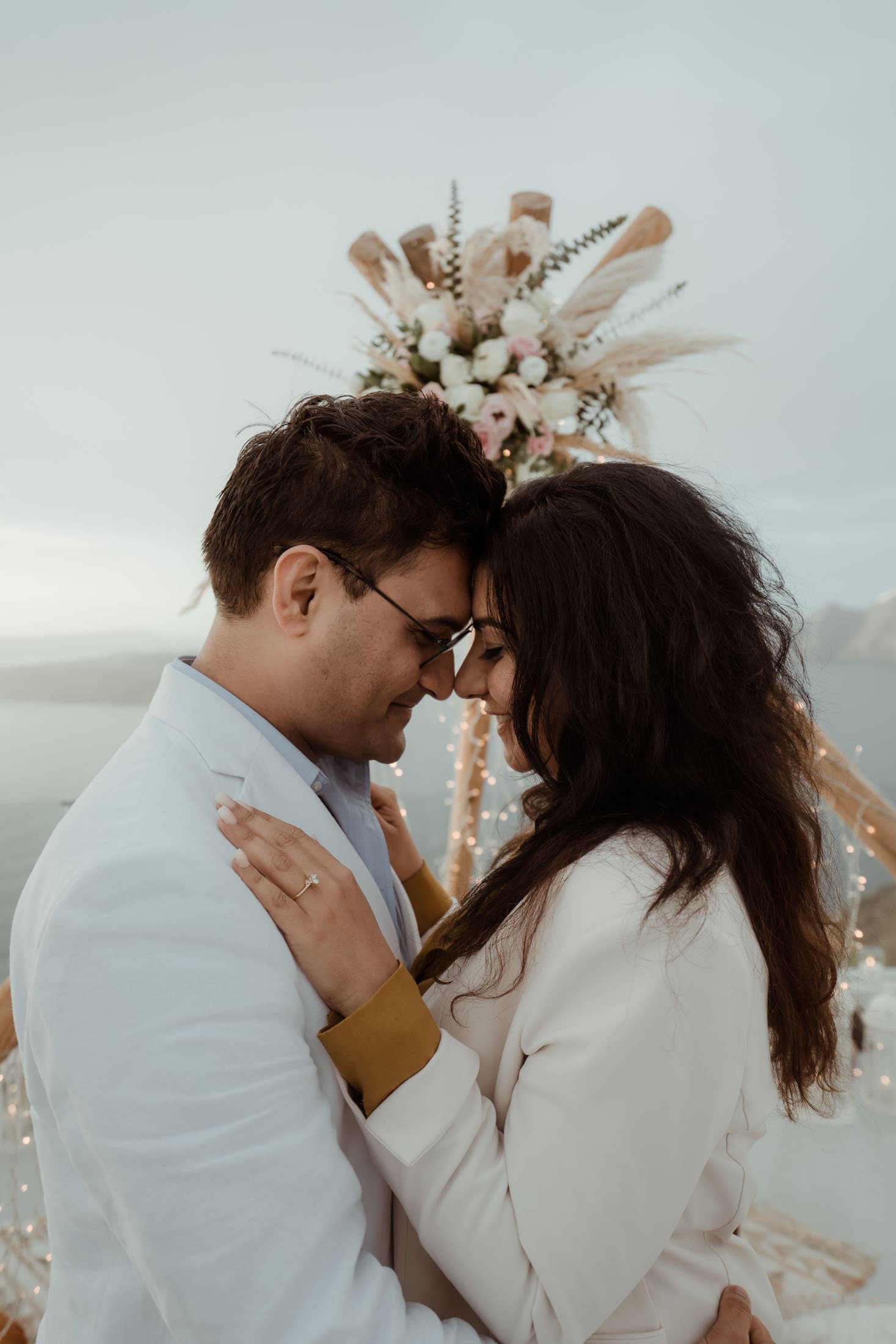 A Santorini proposal in the heart of winter Proposals in Santorini-8