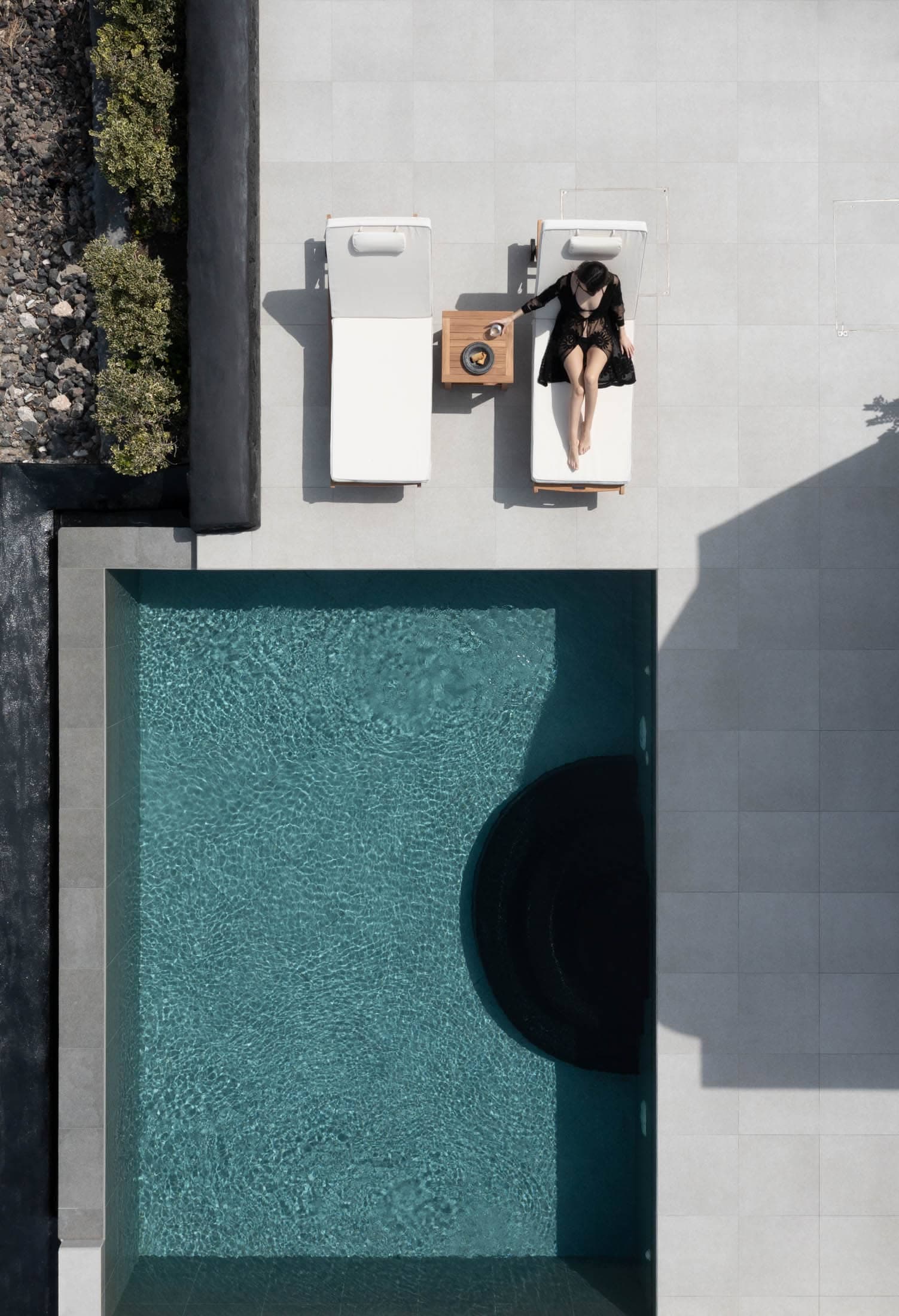 Saint John | modern villa in Oia Architectural Photography-1