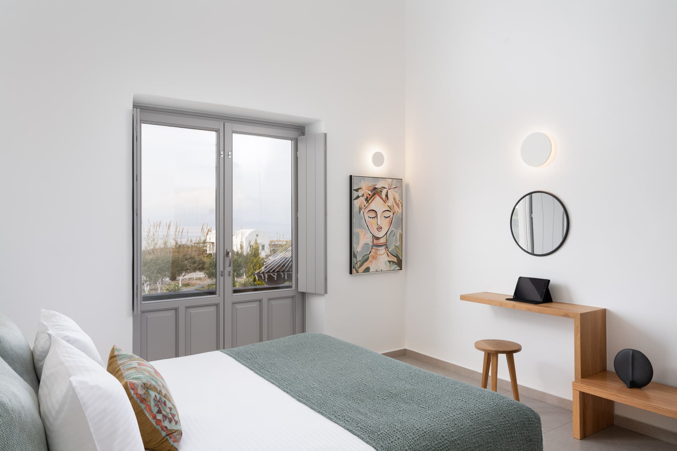 Saint John | modern villa in Oia Architectural Photography-1