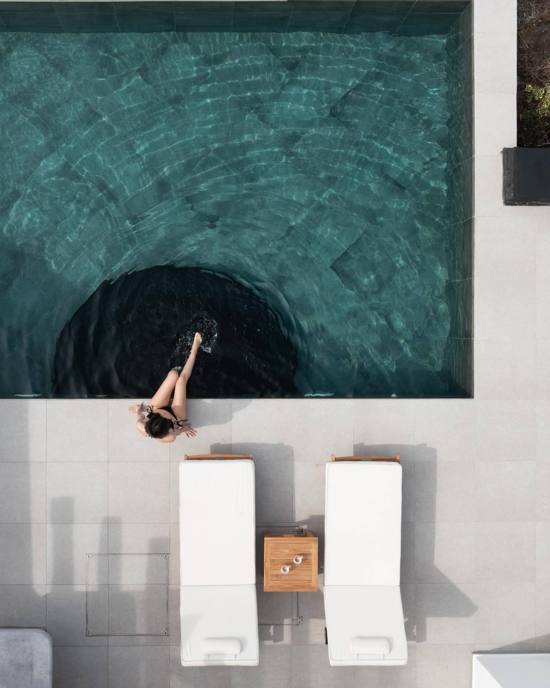 Saint John | modern villa in Oia Architectural Photography-1