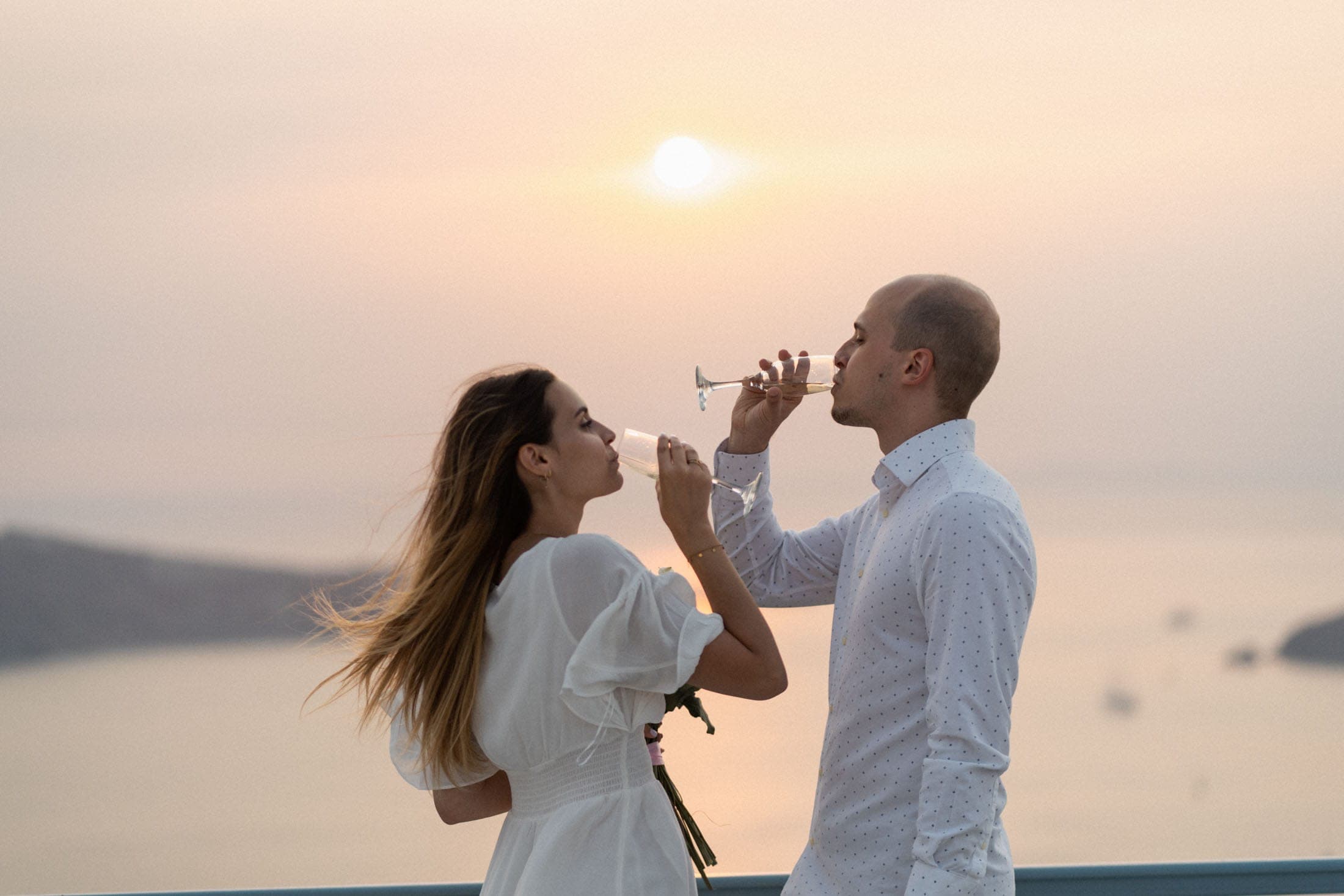 Sunset proposal in Santorini, Greece-19