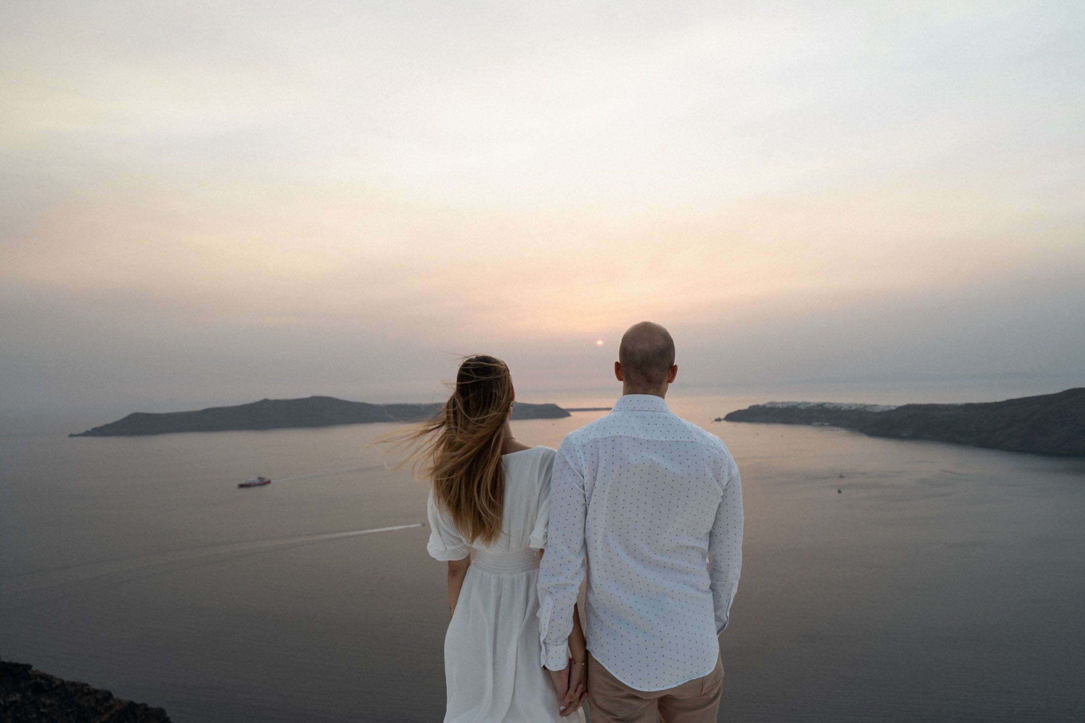 Sunset proposal in Santorini, Greece-20