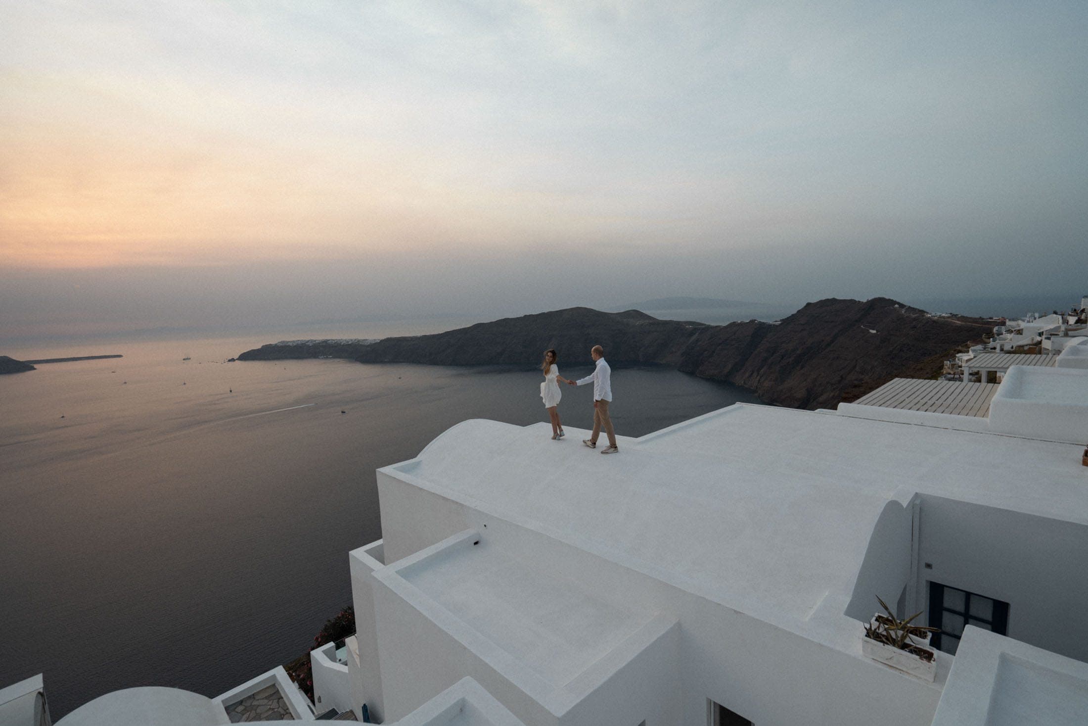 Sunset proposal in Santorini, Greece-22