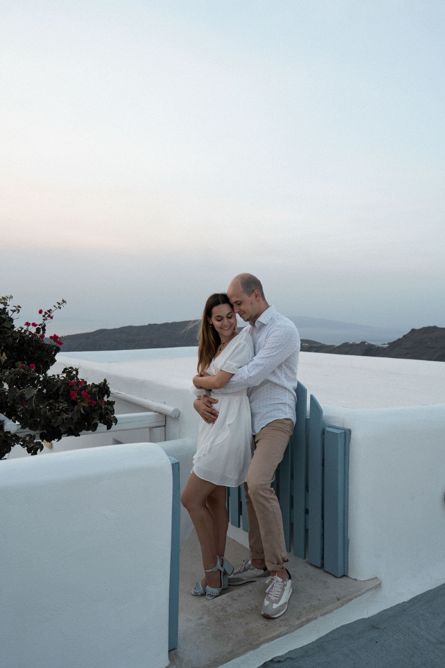 Sunset proposal in Santorini, Greece-36