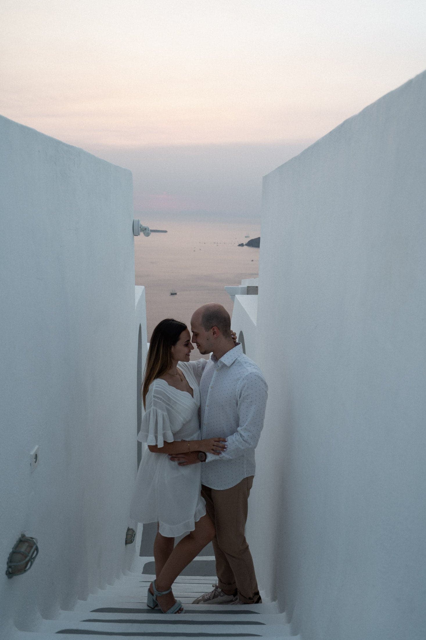 Sunset proposal in Santorini, Greece-26