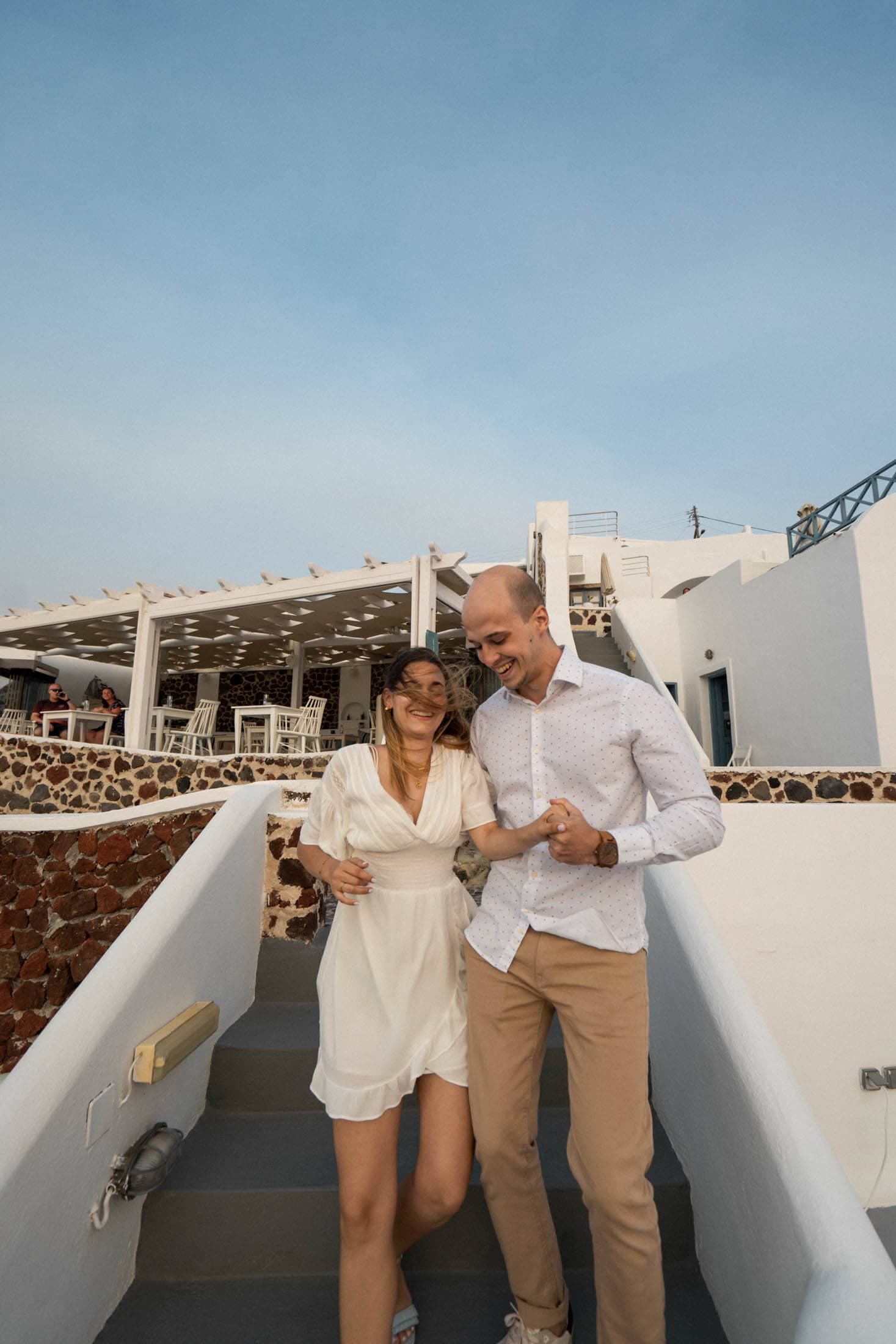 Sunset proposal in Santorini, Greece-3