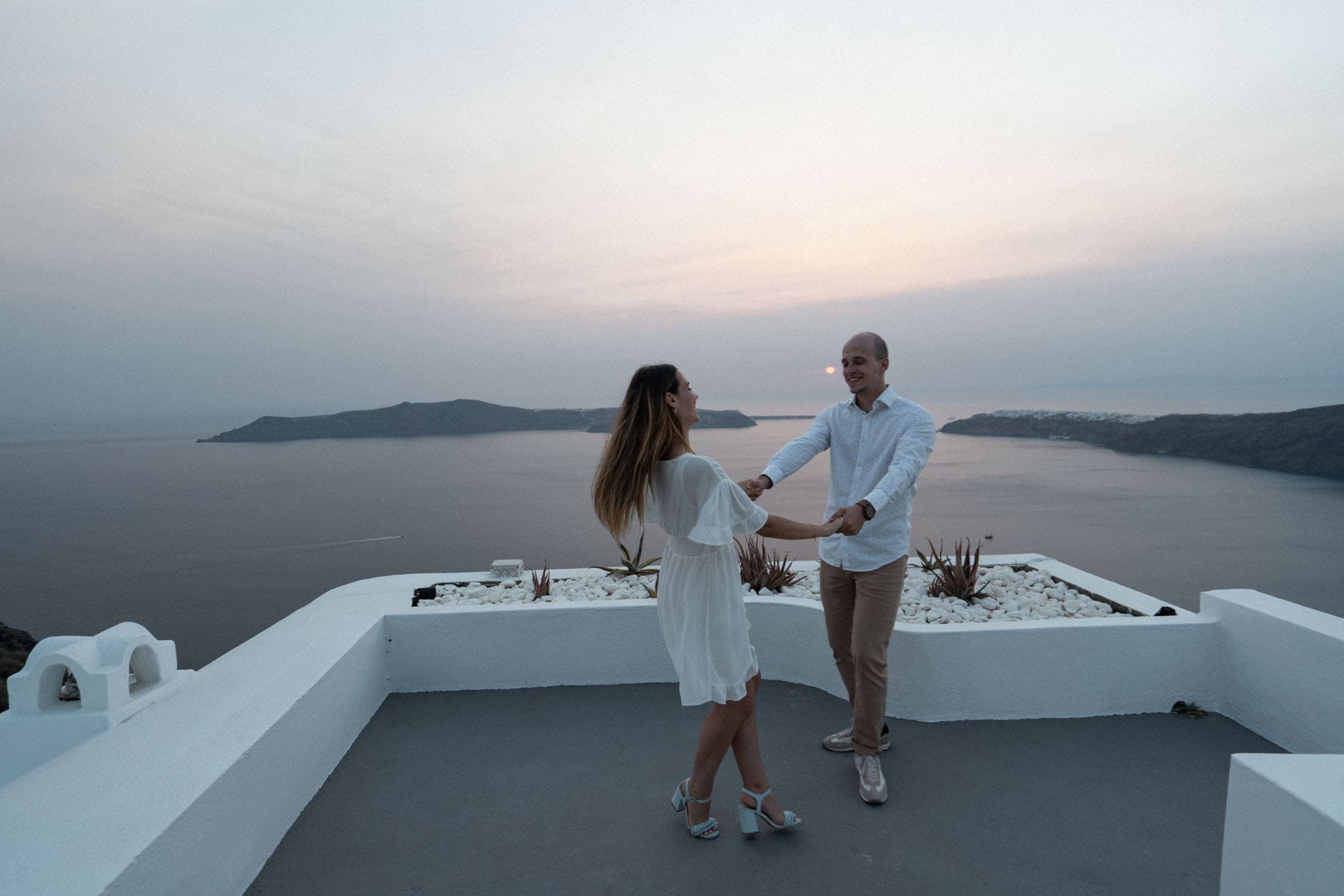 Sunset proposal in Santorini, Greece-27