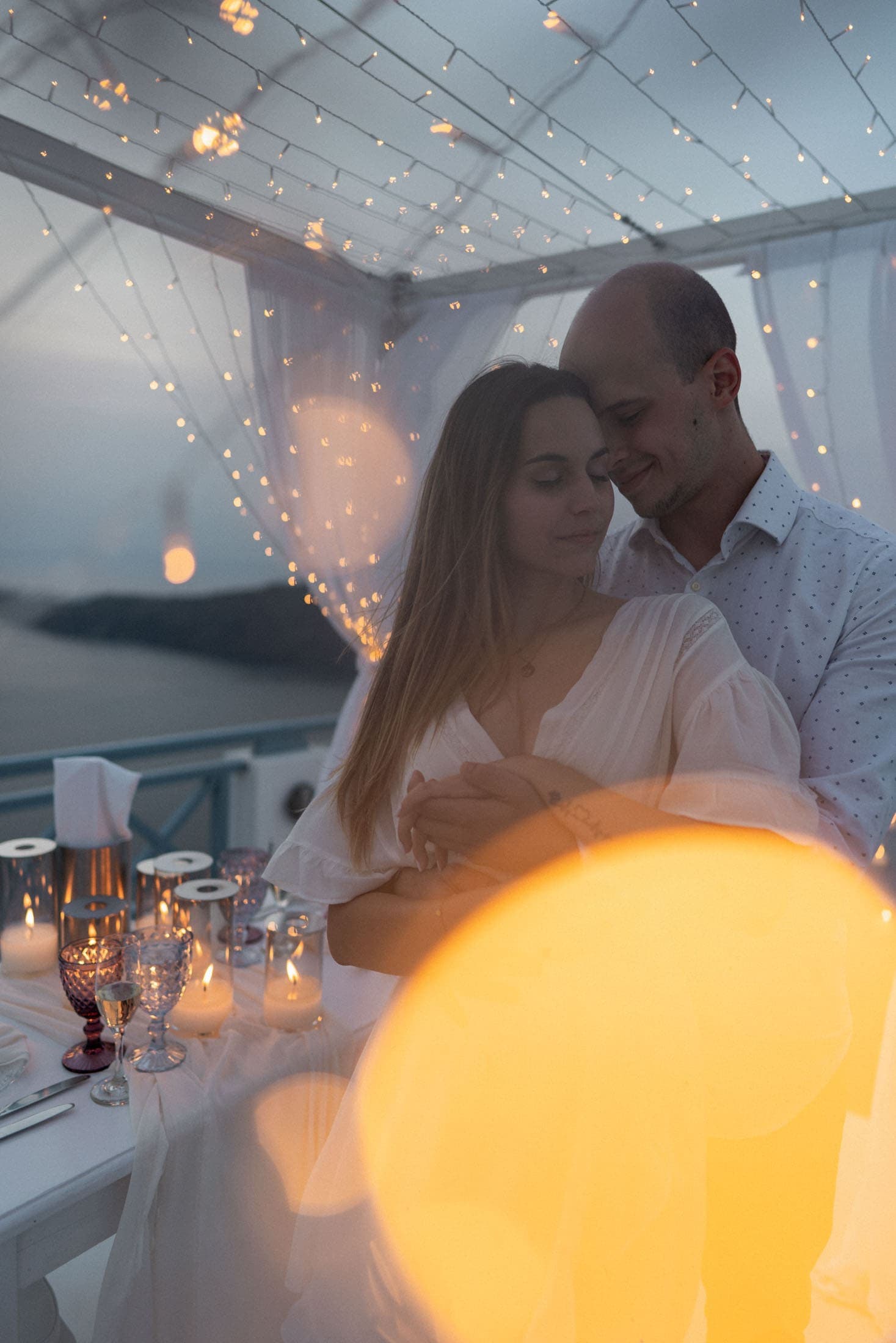 Sunset proposal in Santorini, Greece-29