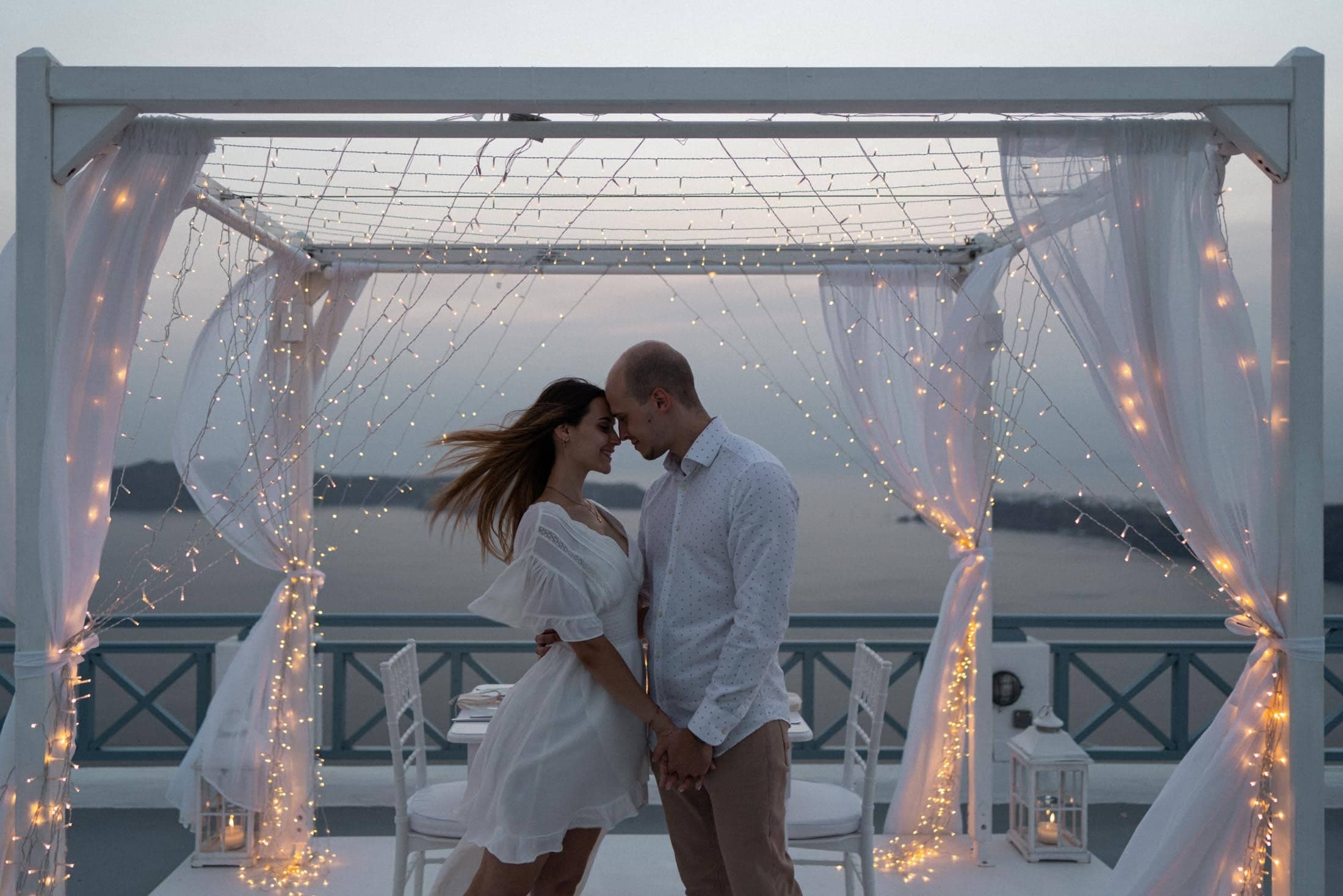 Sunset proposal in Santorini, Greece-31