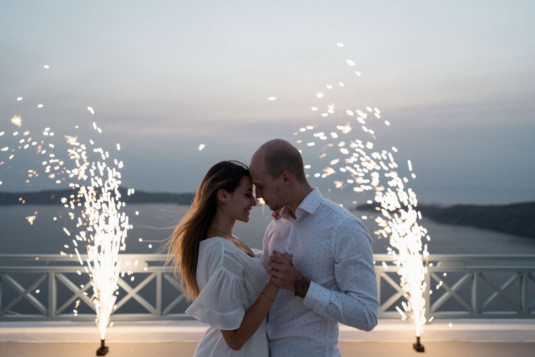 Sunset proposal in Santorini, Greece-33