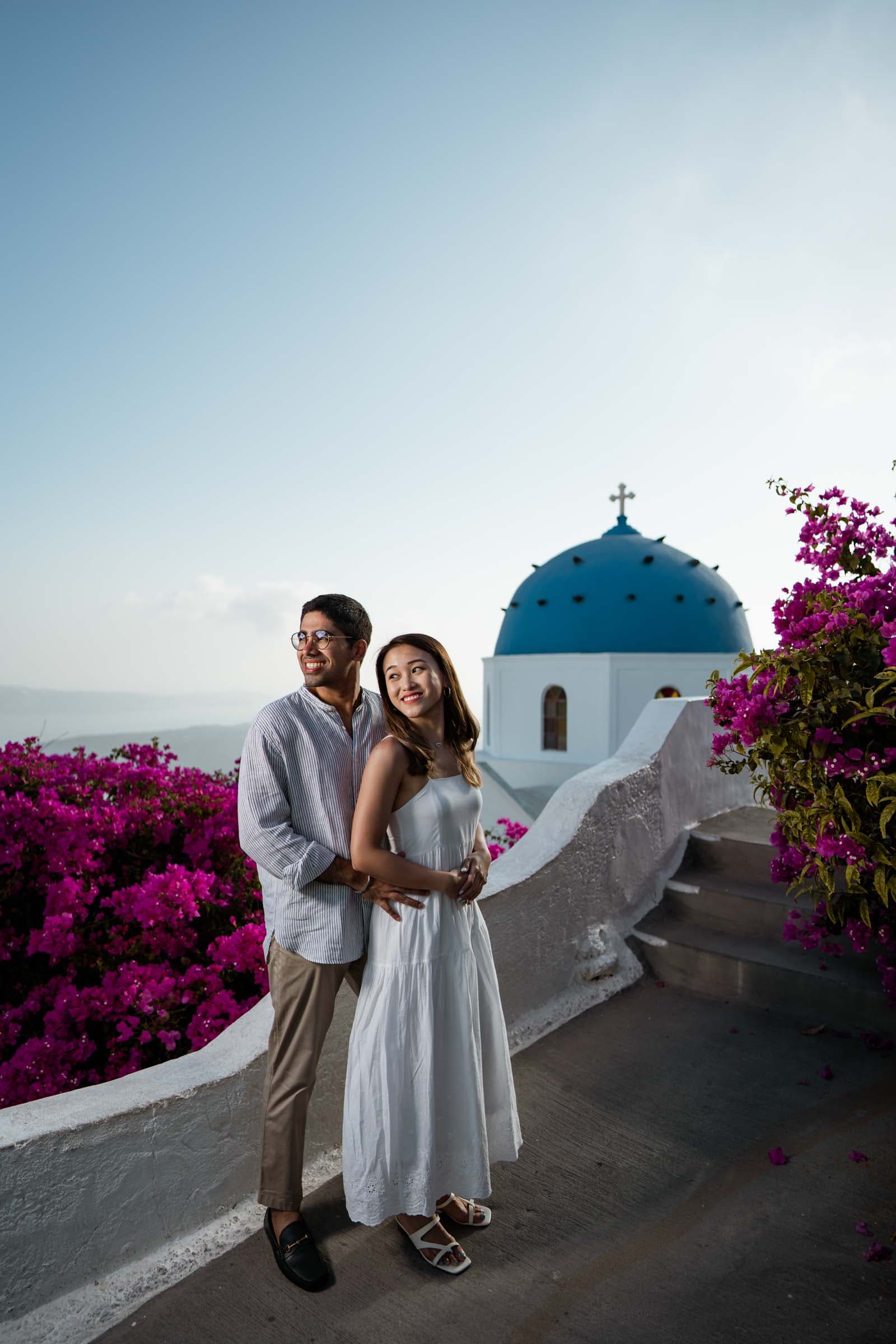 Guarav & Trina – Proposal in Skaros rock-1