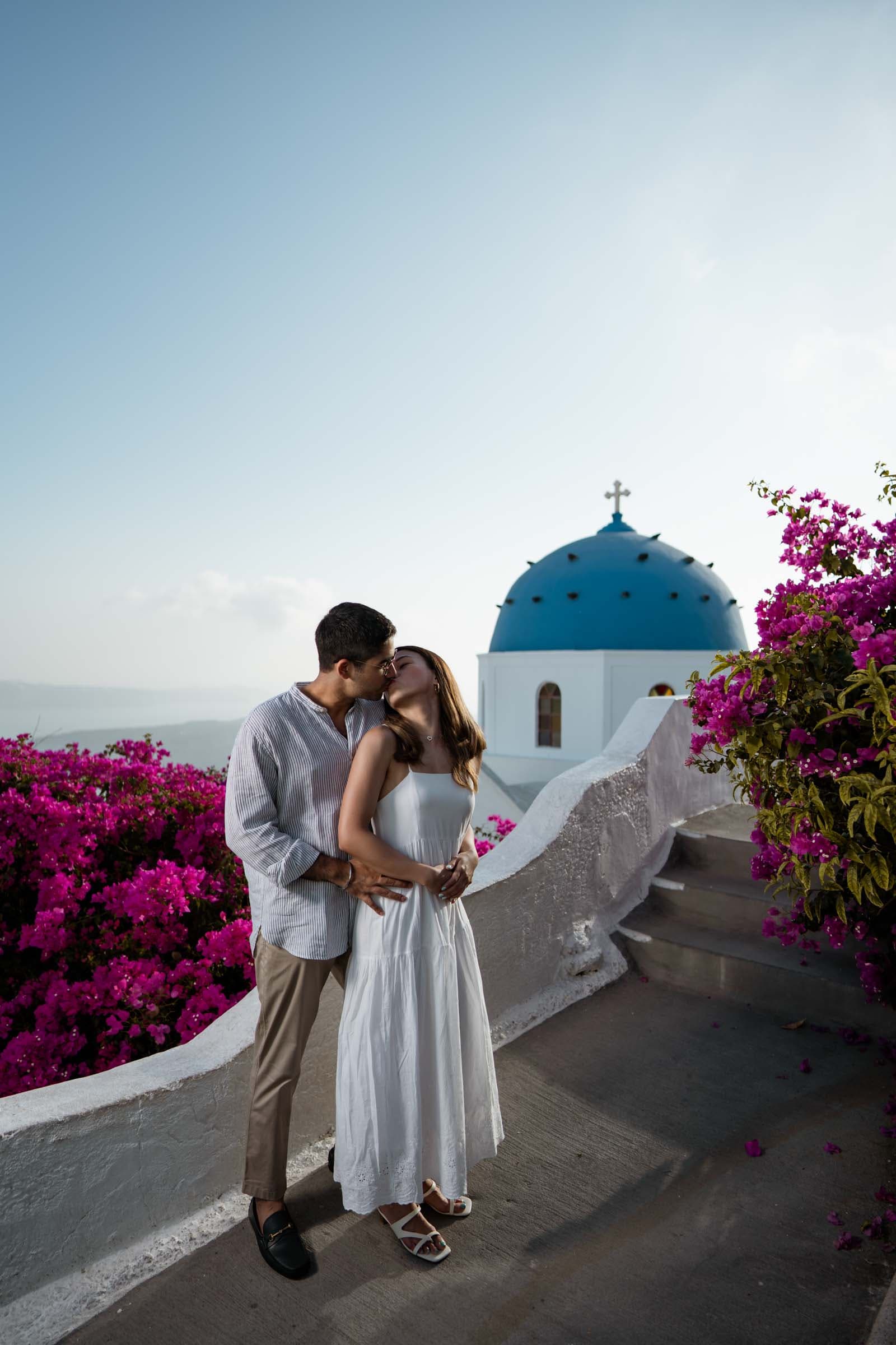 Guarav & Trina – Proposal in Skaros rock-2