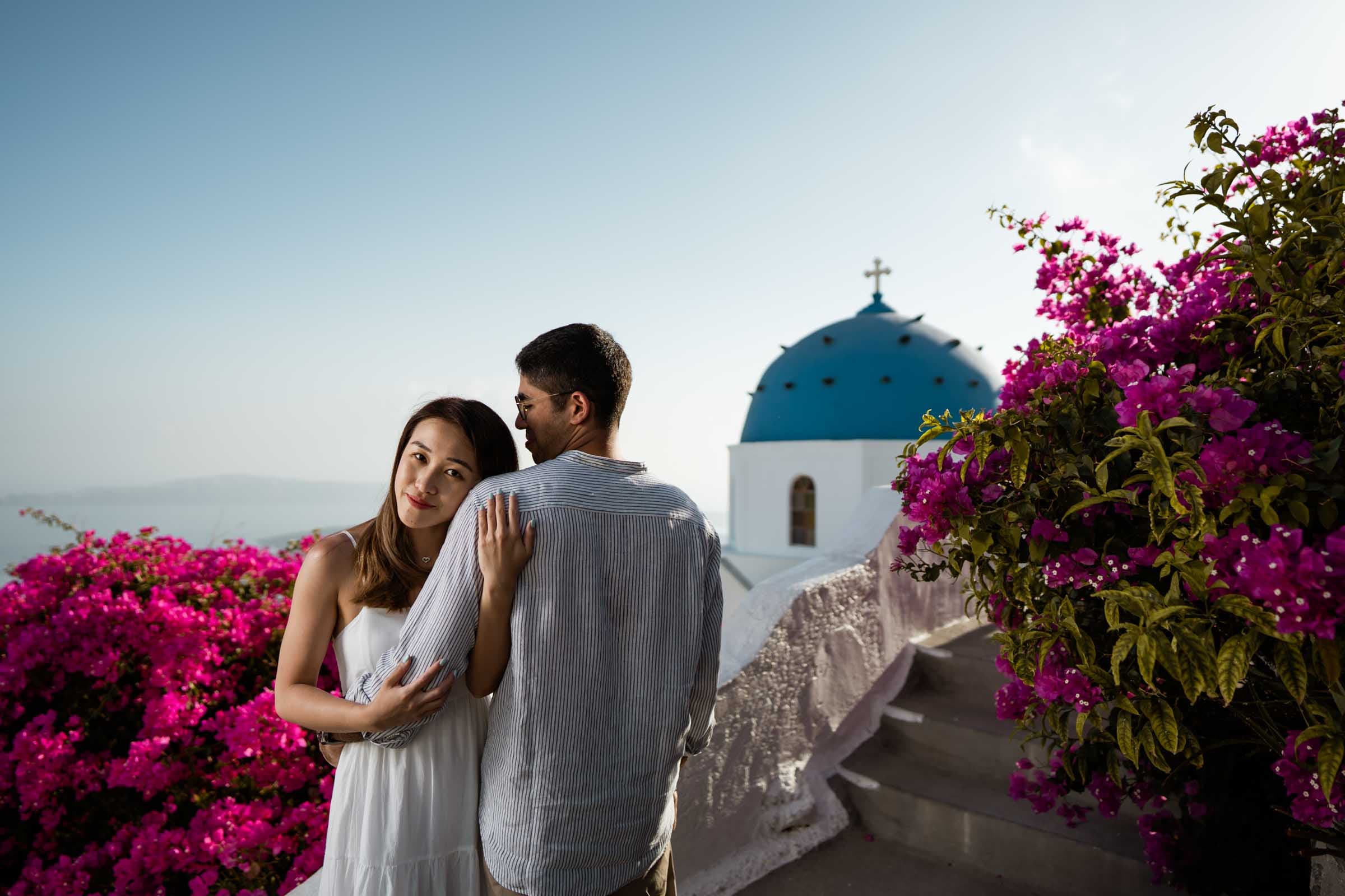 Guarav & Trina – Proposal in Skaros rock-3