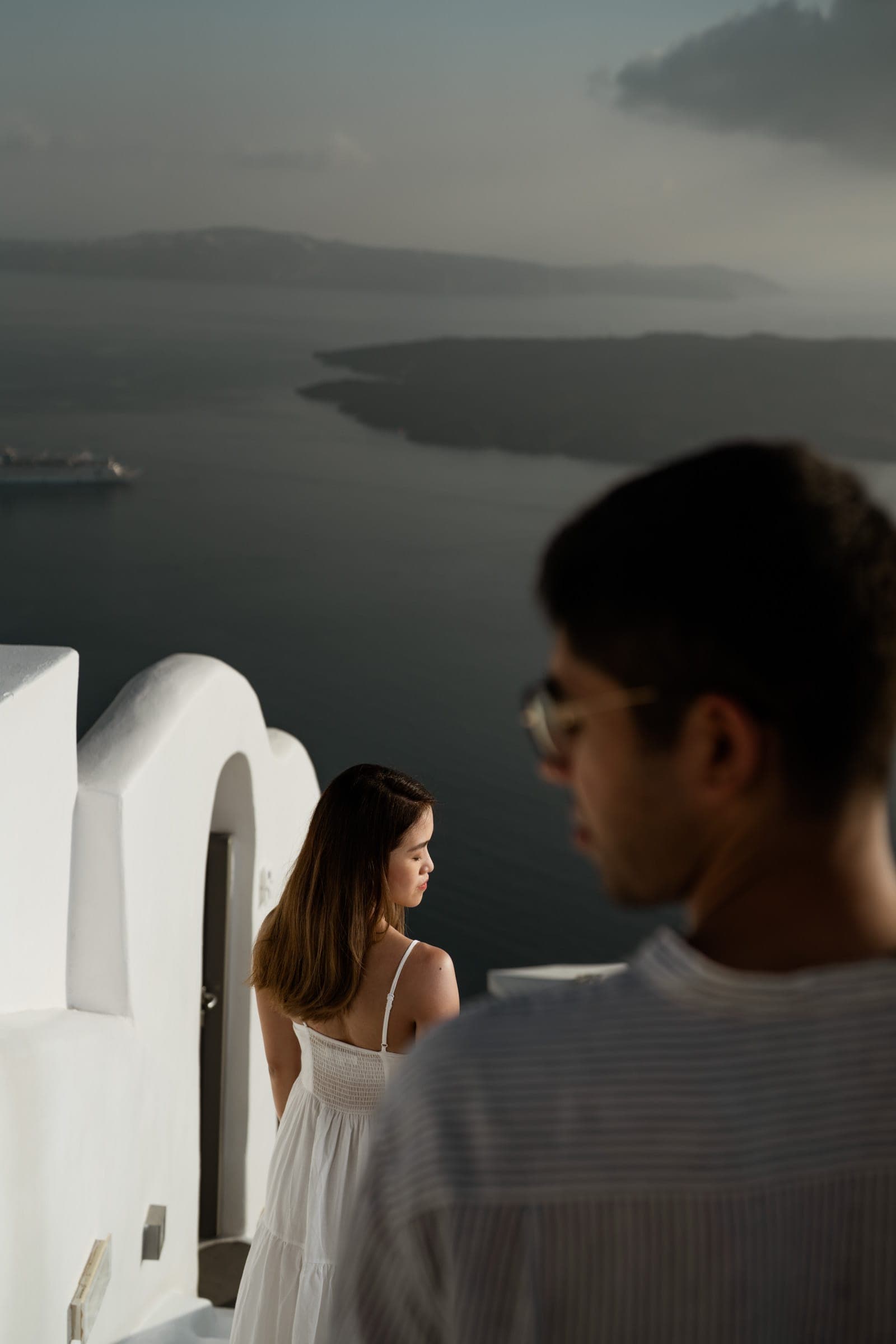 Guarav & Trina – Proposal in Skaros rock-8