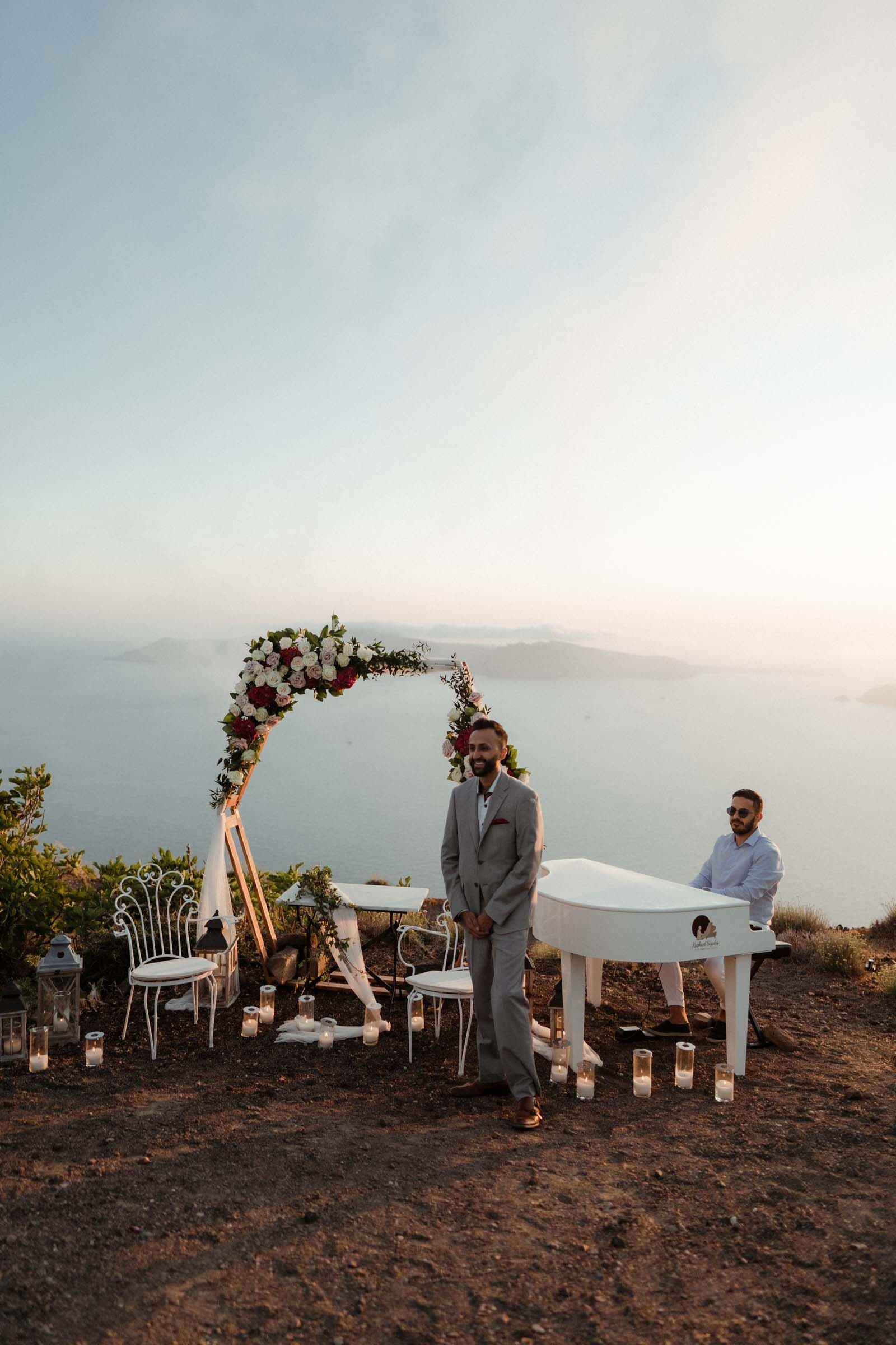 Neginder & Roohi – Proposal in the field Proposals in Santorini-15