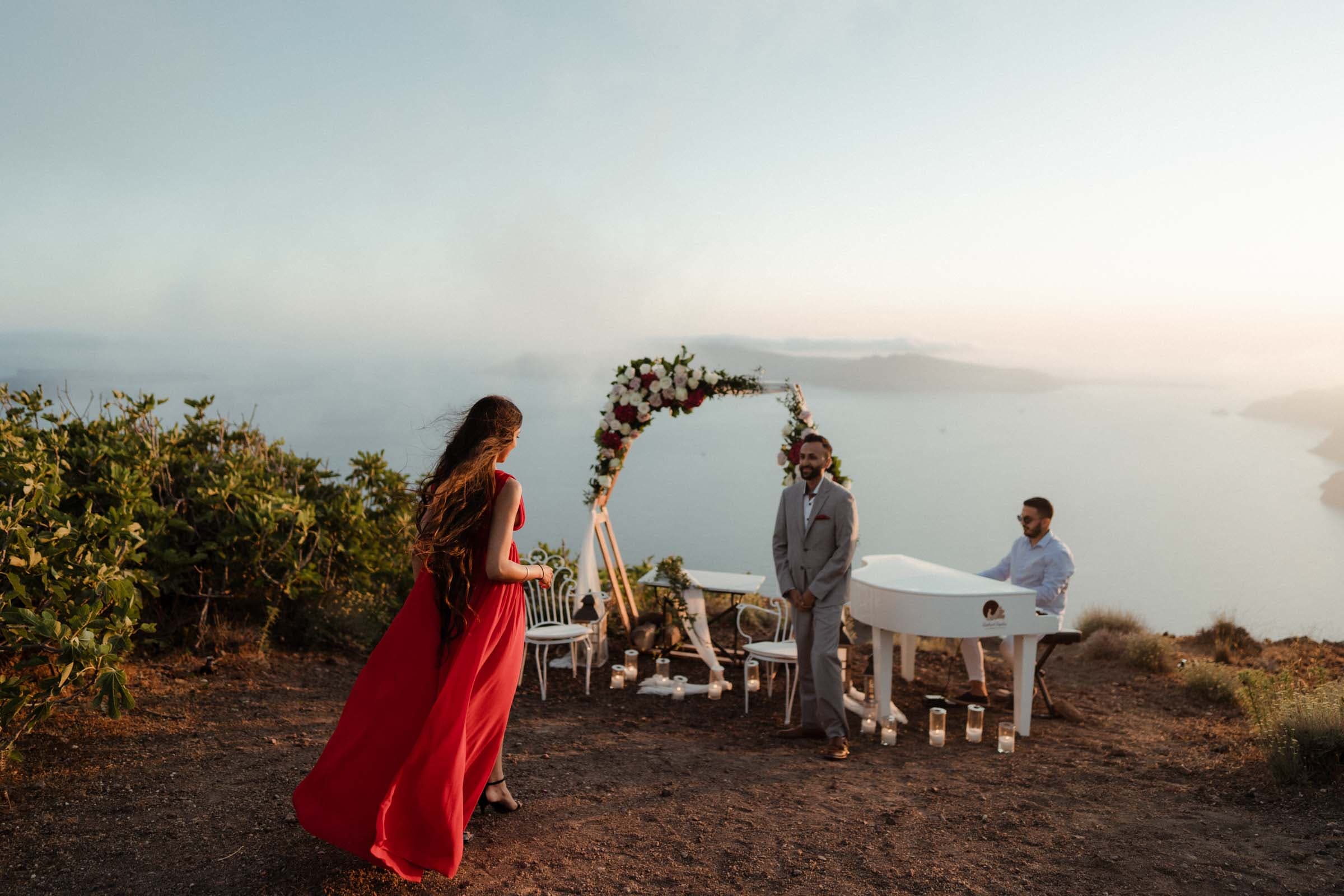 Neginder & Roohi – Proposal in the field Proposals in Santorini-13