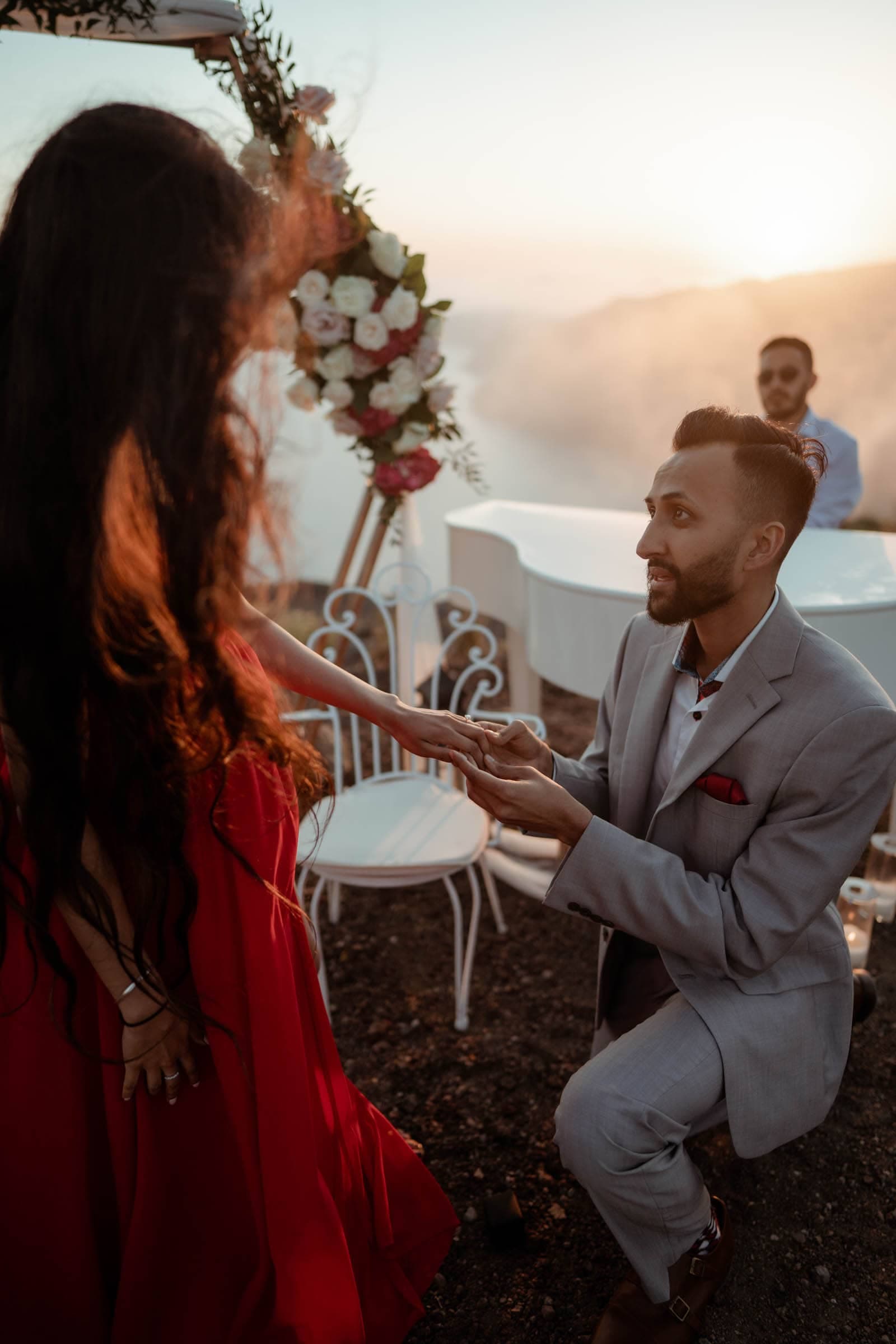 Neginder & Roohi – Proposal in the field Proposals in Santorini-18