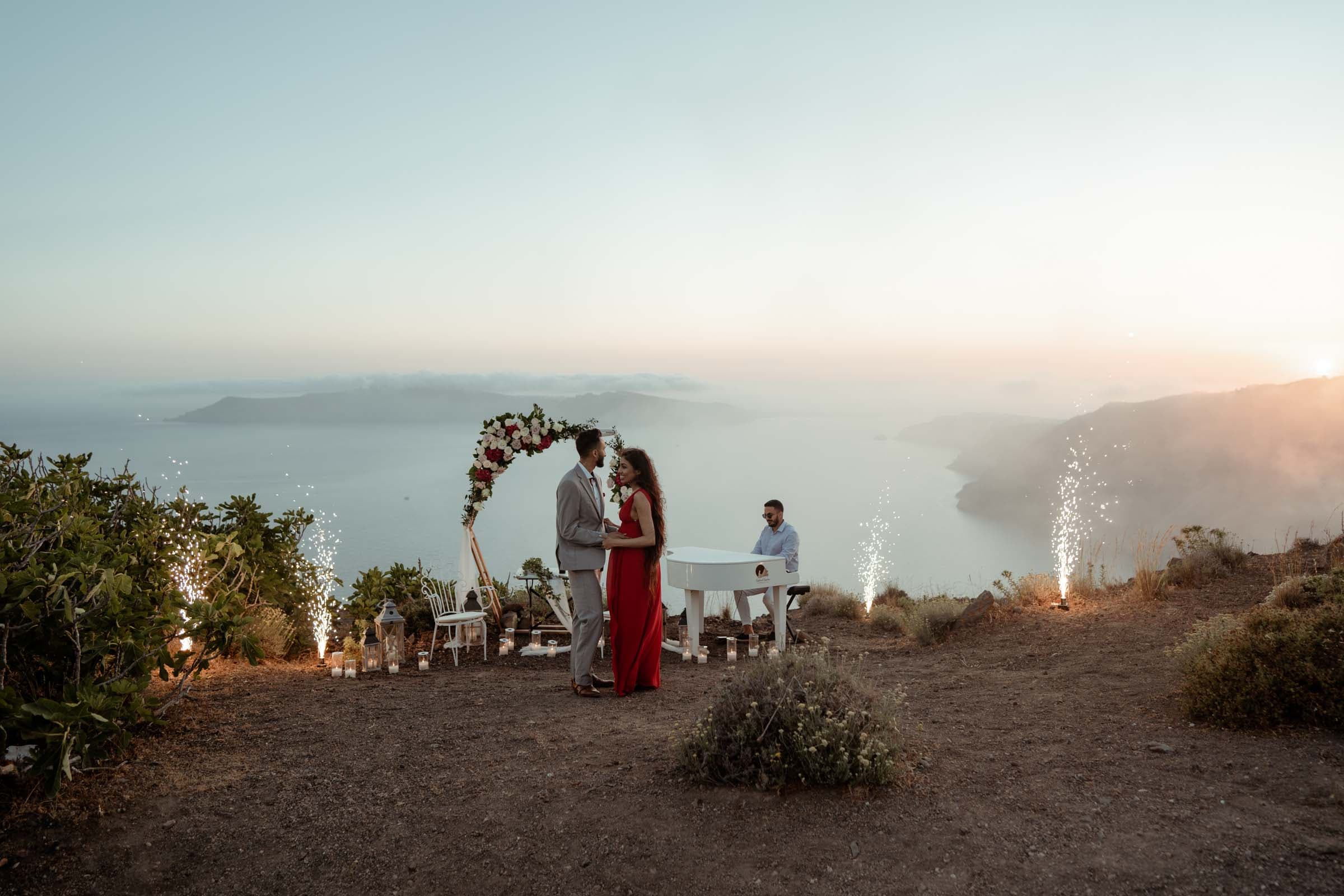 Neginder & Roohi – Proposal in the field Proposals in Santorini-21