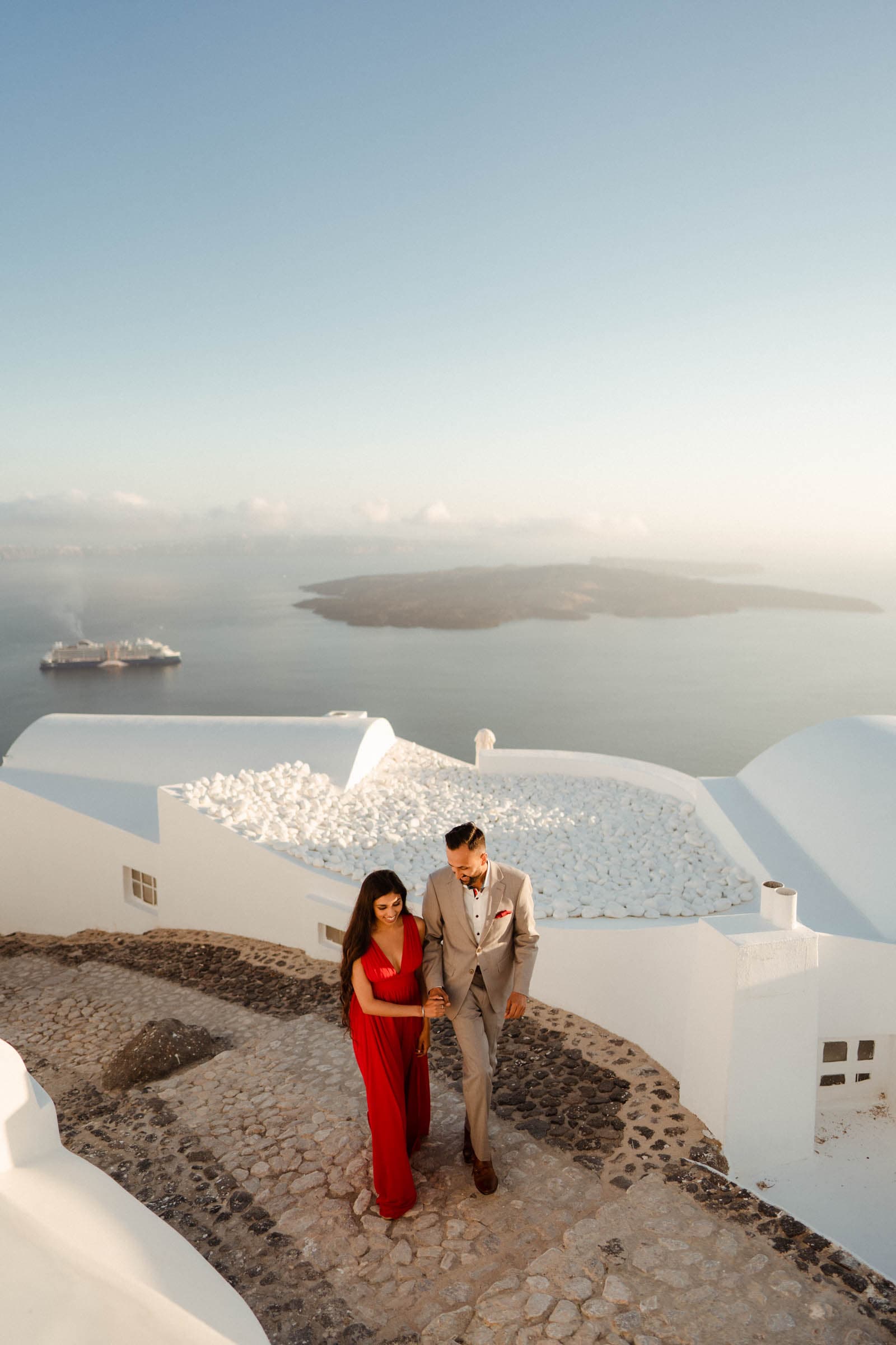 Neginder & Roohi – Proposal in the field Proposals in Santorini-7