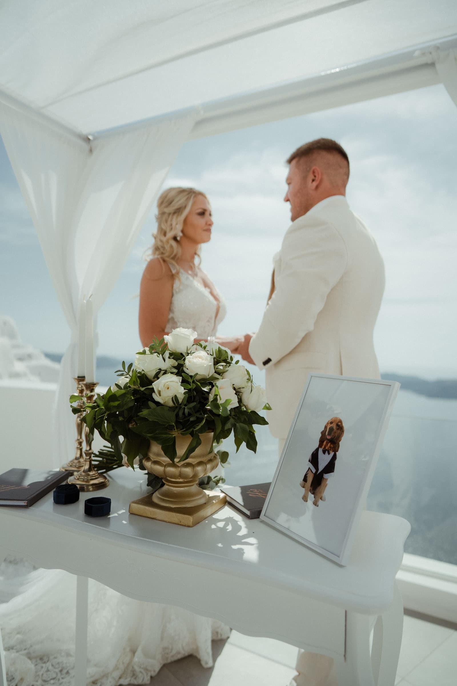 David and Crystal | A unique elopement in Santorini Wedding Santorini-10