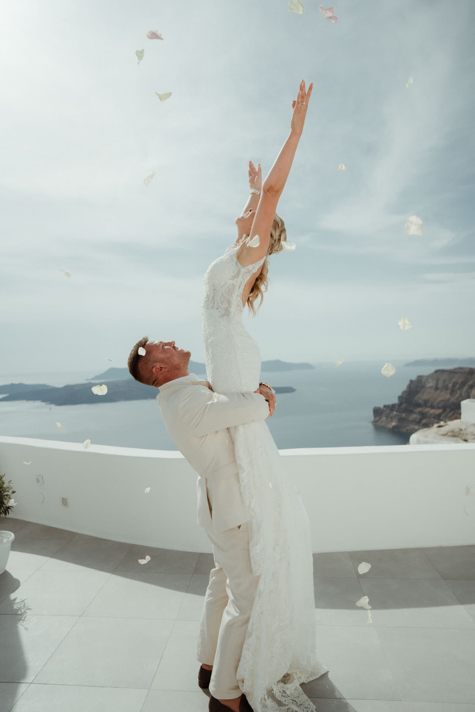 David and Crystal | A unique elopement in Santorini Wedding Santorini-12