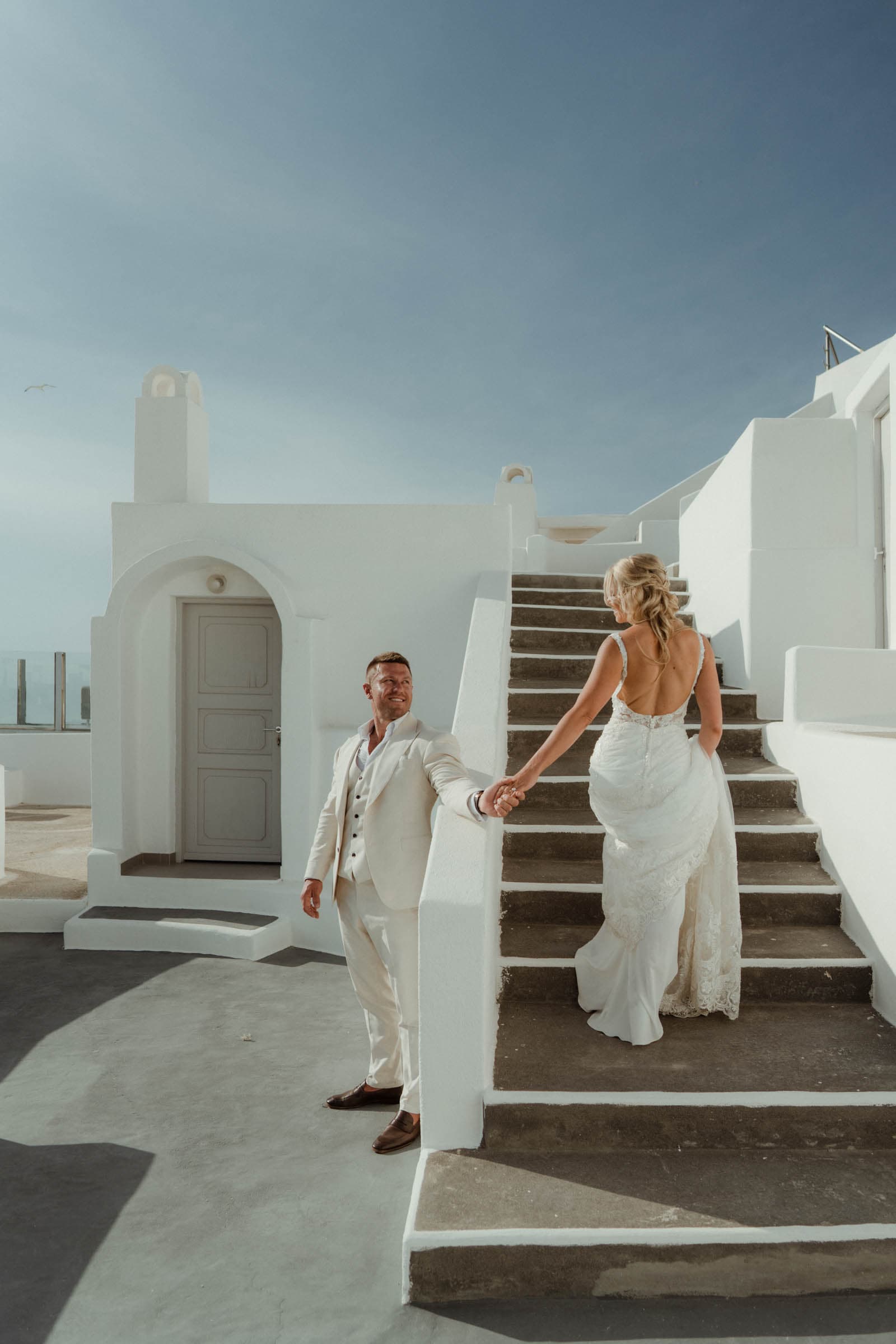 David and Crystal | A unique elopement in Santorini Wedding Santorini-18