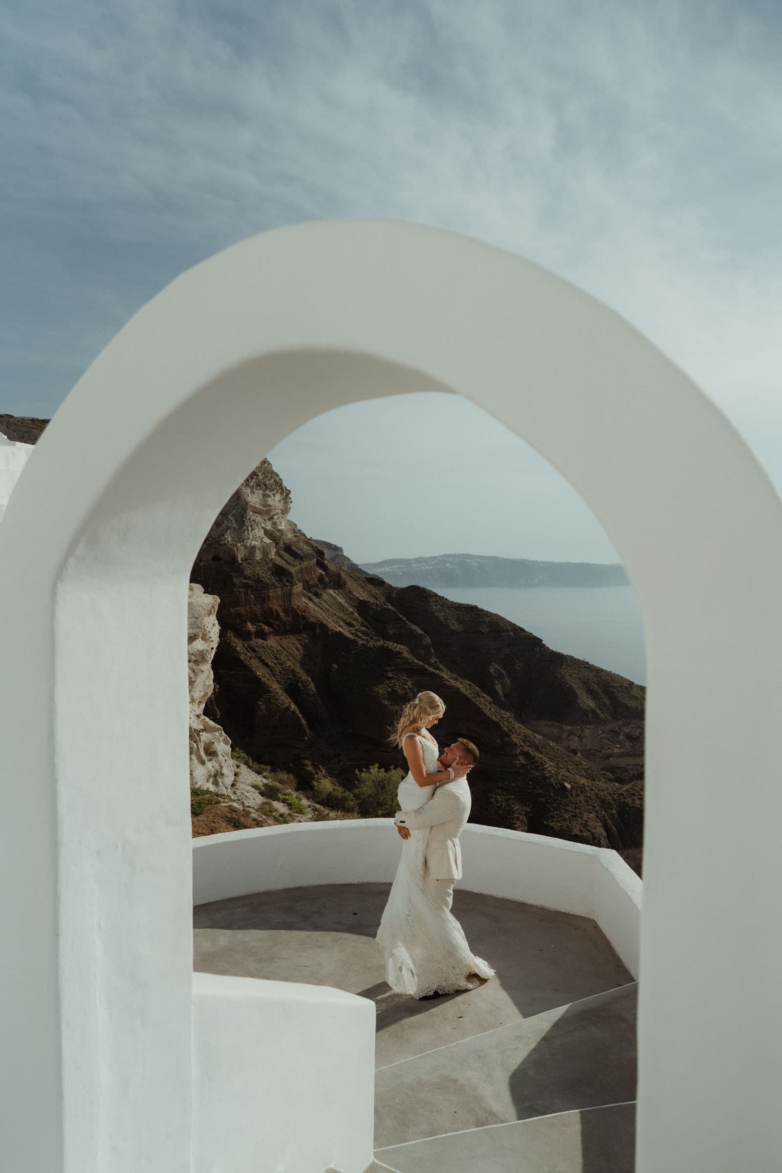 David and Crystal | A unique elopement in Santorini Wedding Santorini-17