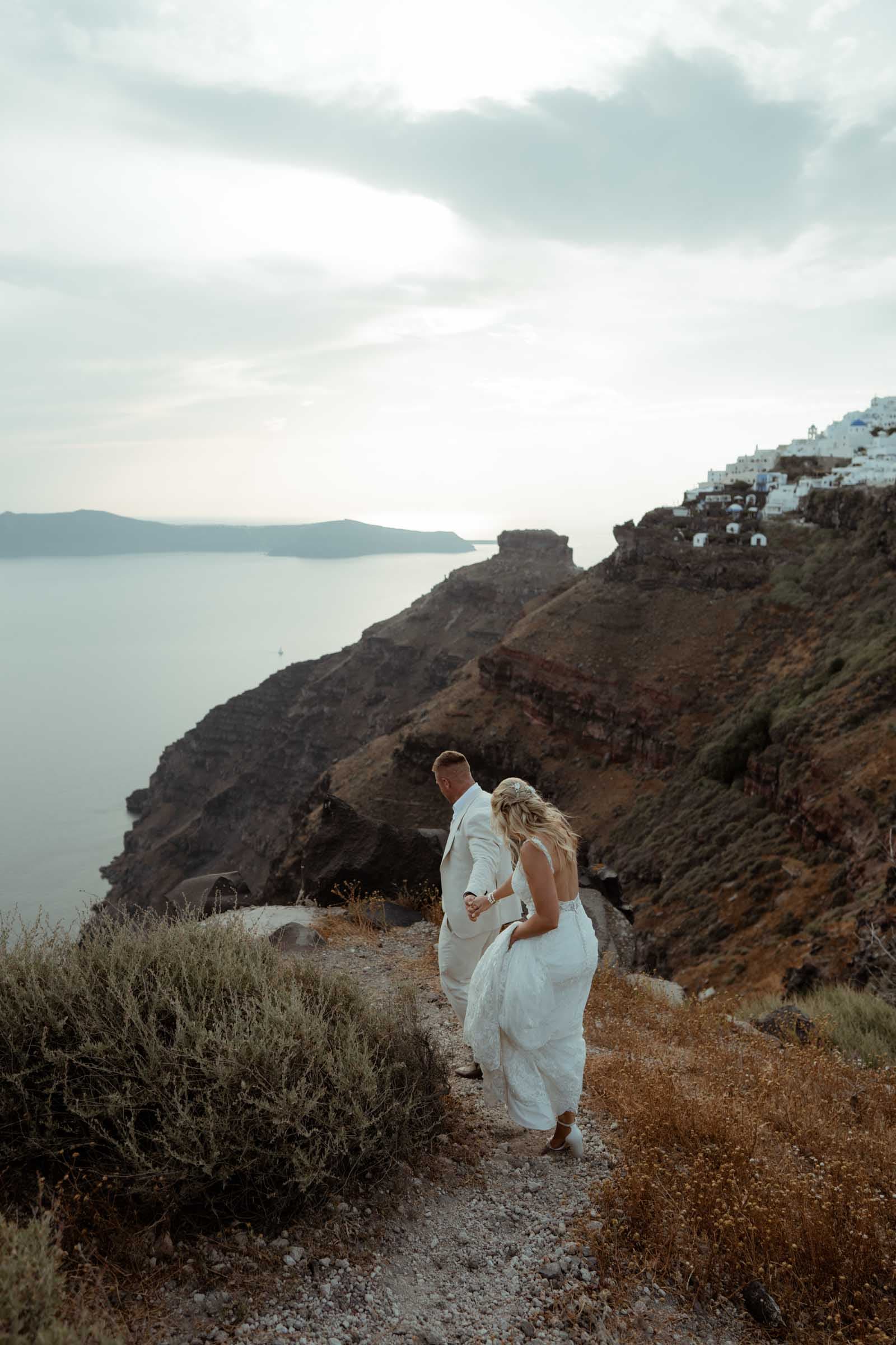 David and Crystal | A unique elopement in Santorini Wedding Santorini-21