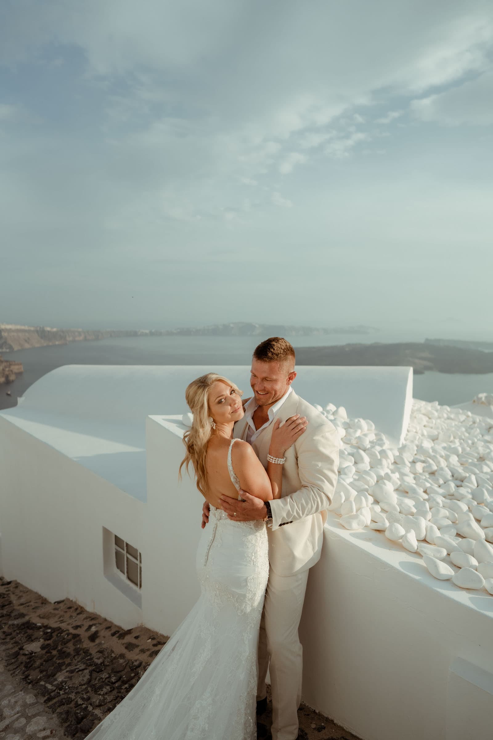 David and Crystal | A unique elopement in Santorini Wedding Santorini-25