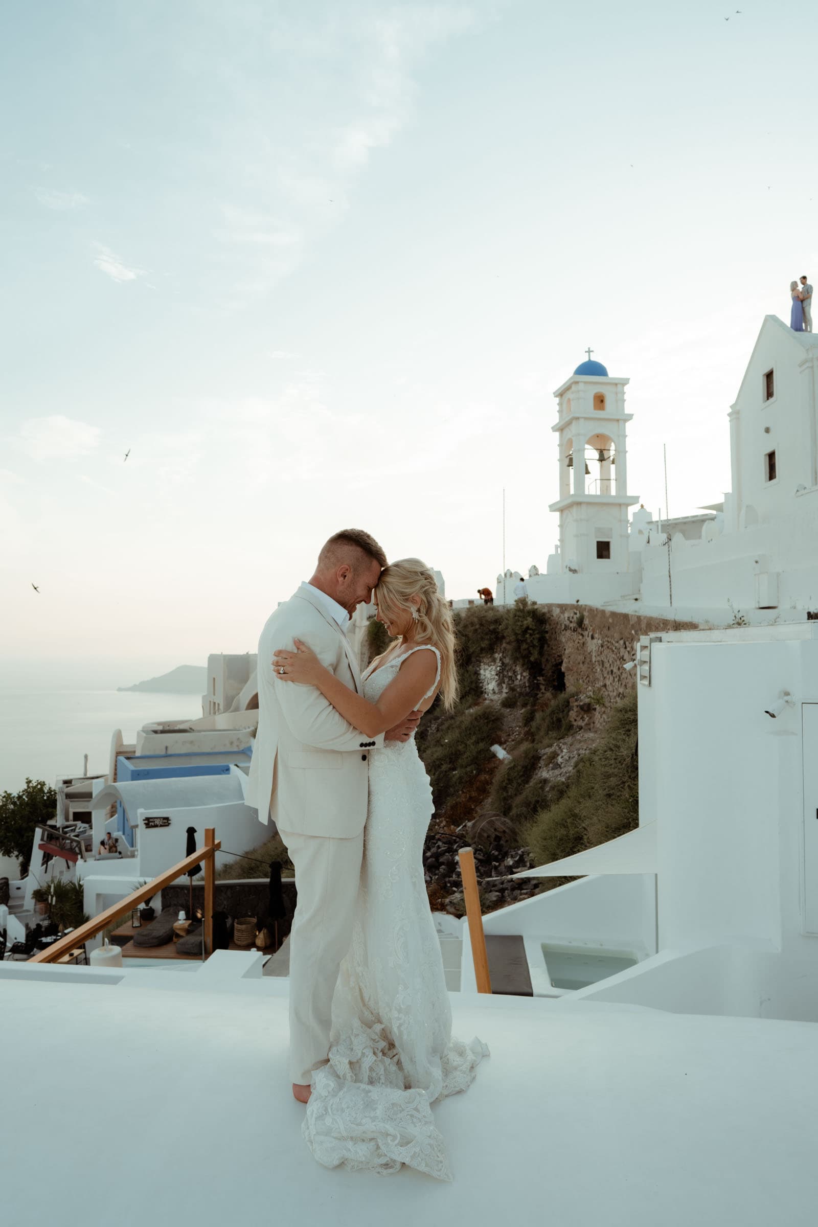 David and Crystal | A unique elopement in Santorini Wedding Santorini-31
