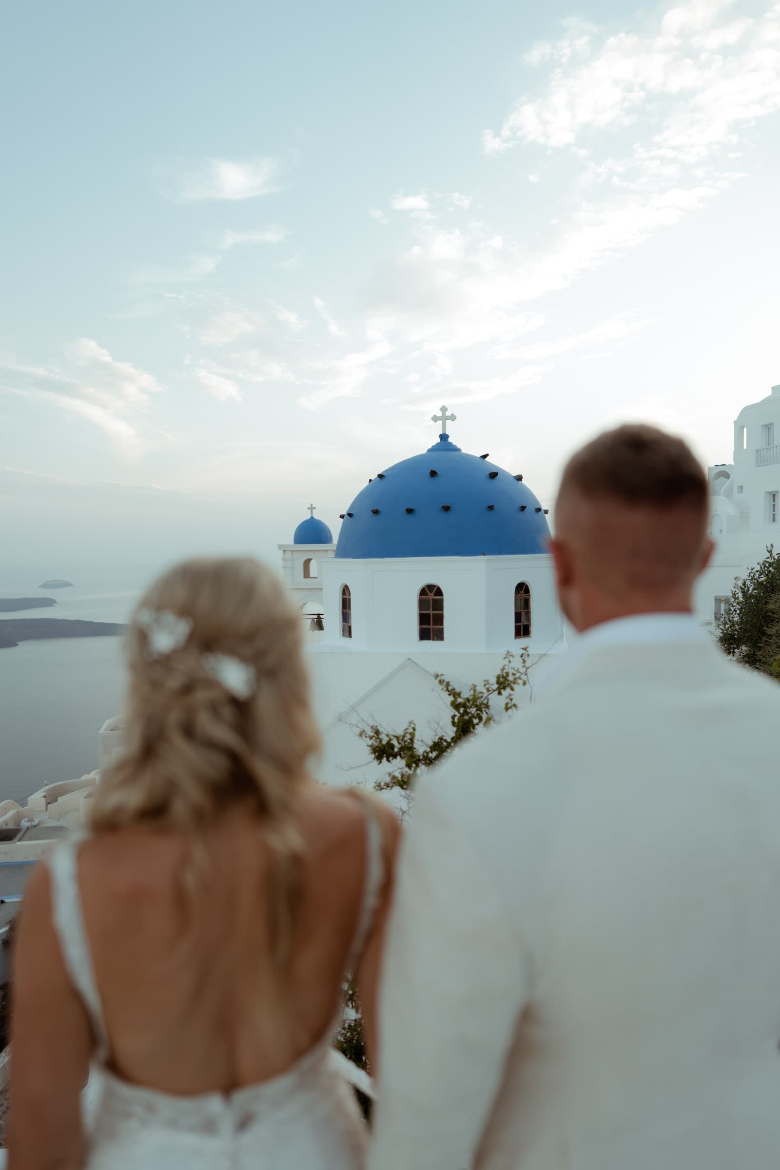 David and Crystal | A unique elopement in Santorini Wedding Santorini-33