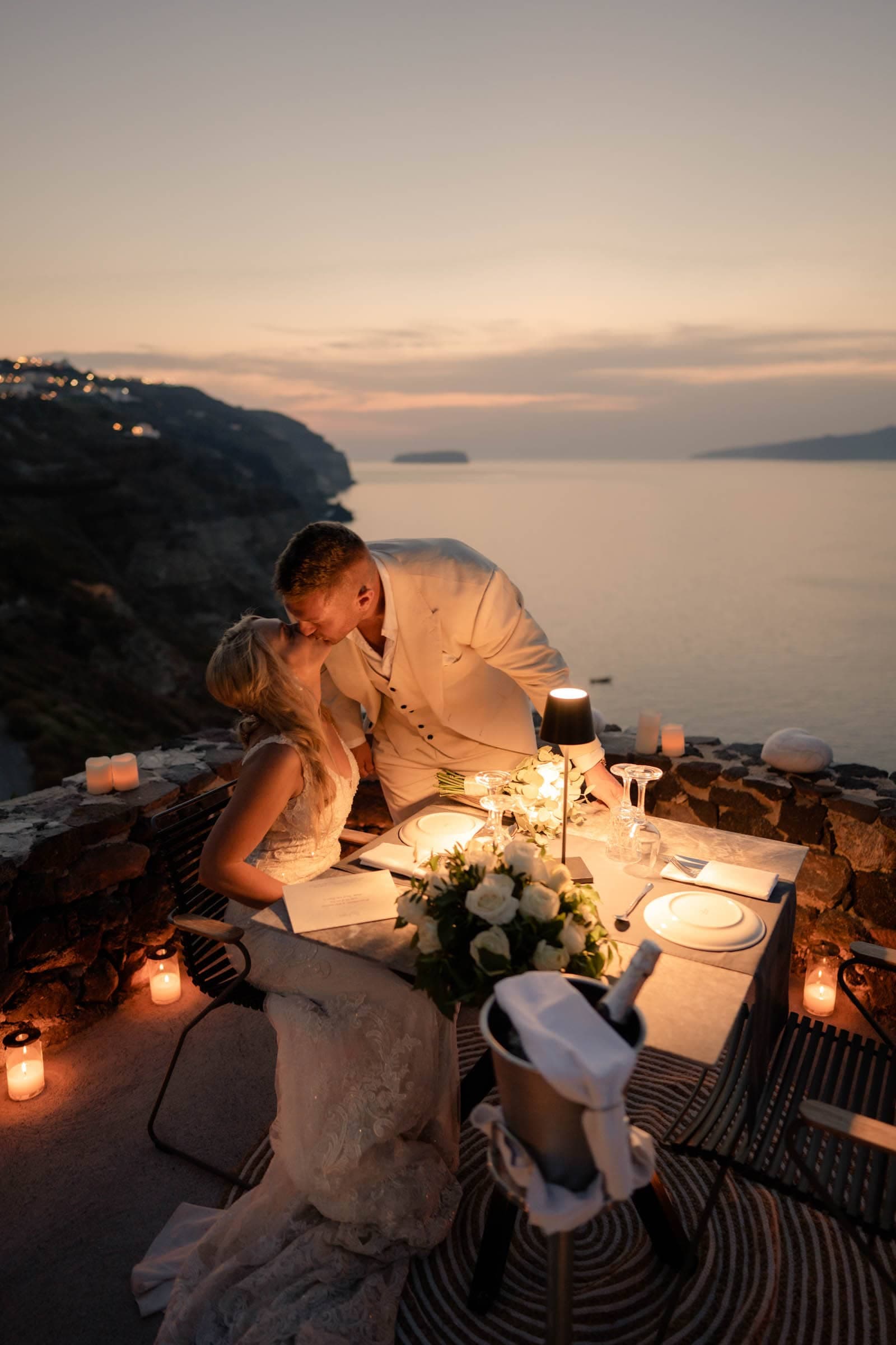 David and Crystal | A unique elopement in Santorini Wedding Santorini-34
