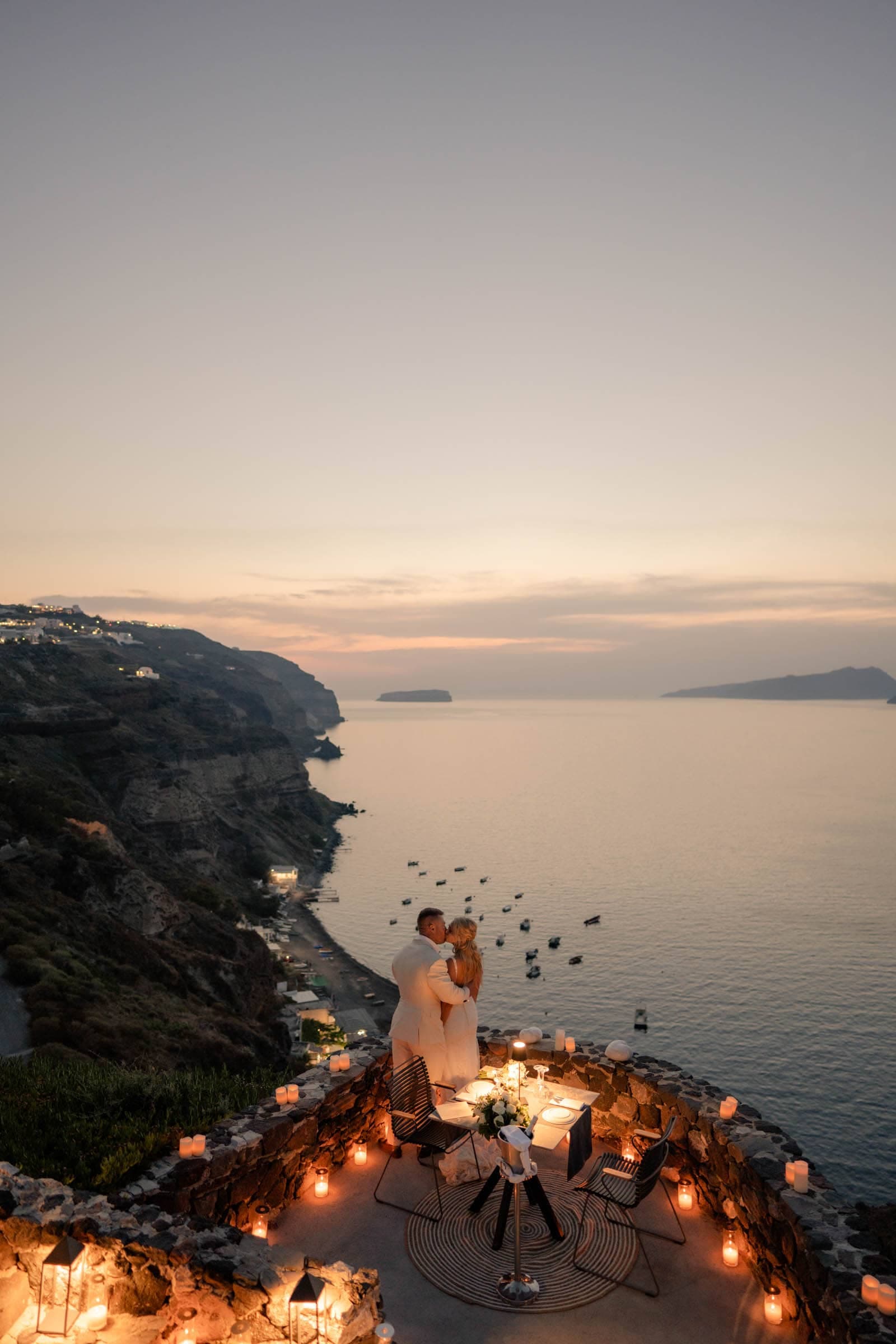 David and Crystal | A unique elopement in Santorini Wedding Santorini-35