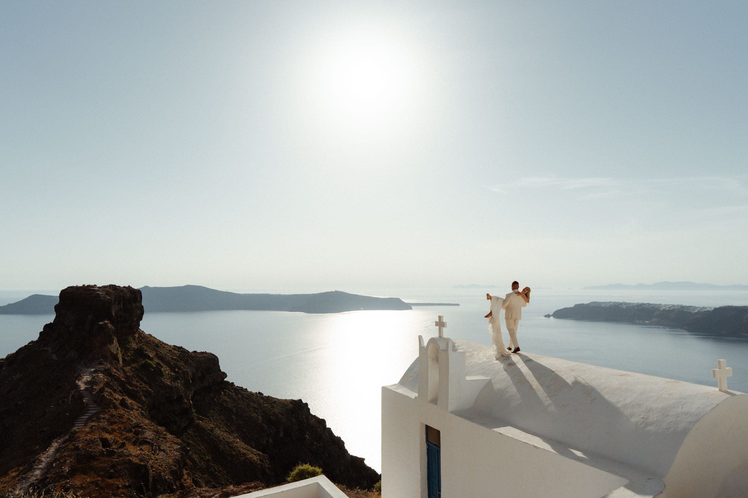David and Crystal | A unique elopement in Santorini Wedding Santorini-47