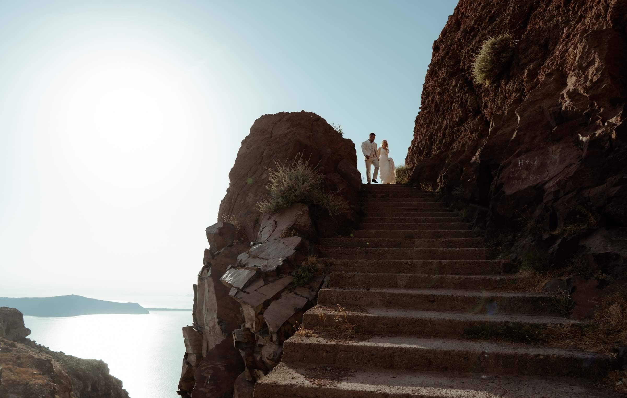 David and Crystal | A unique elopement in Santorini Wedding Santorini-51