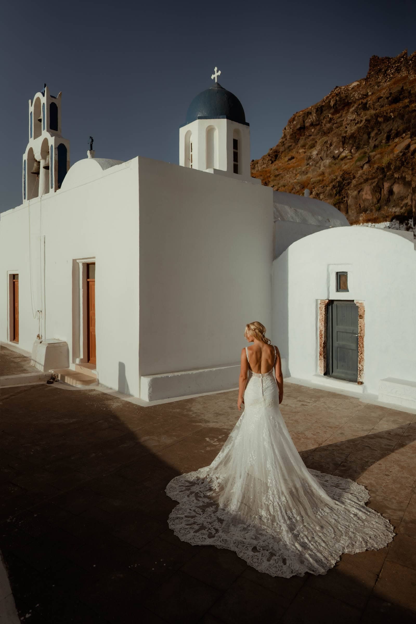 David and Crystal | A unique elopement in Santorini Wedding Santorini-59