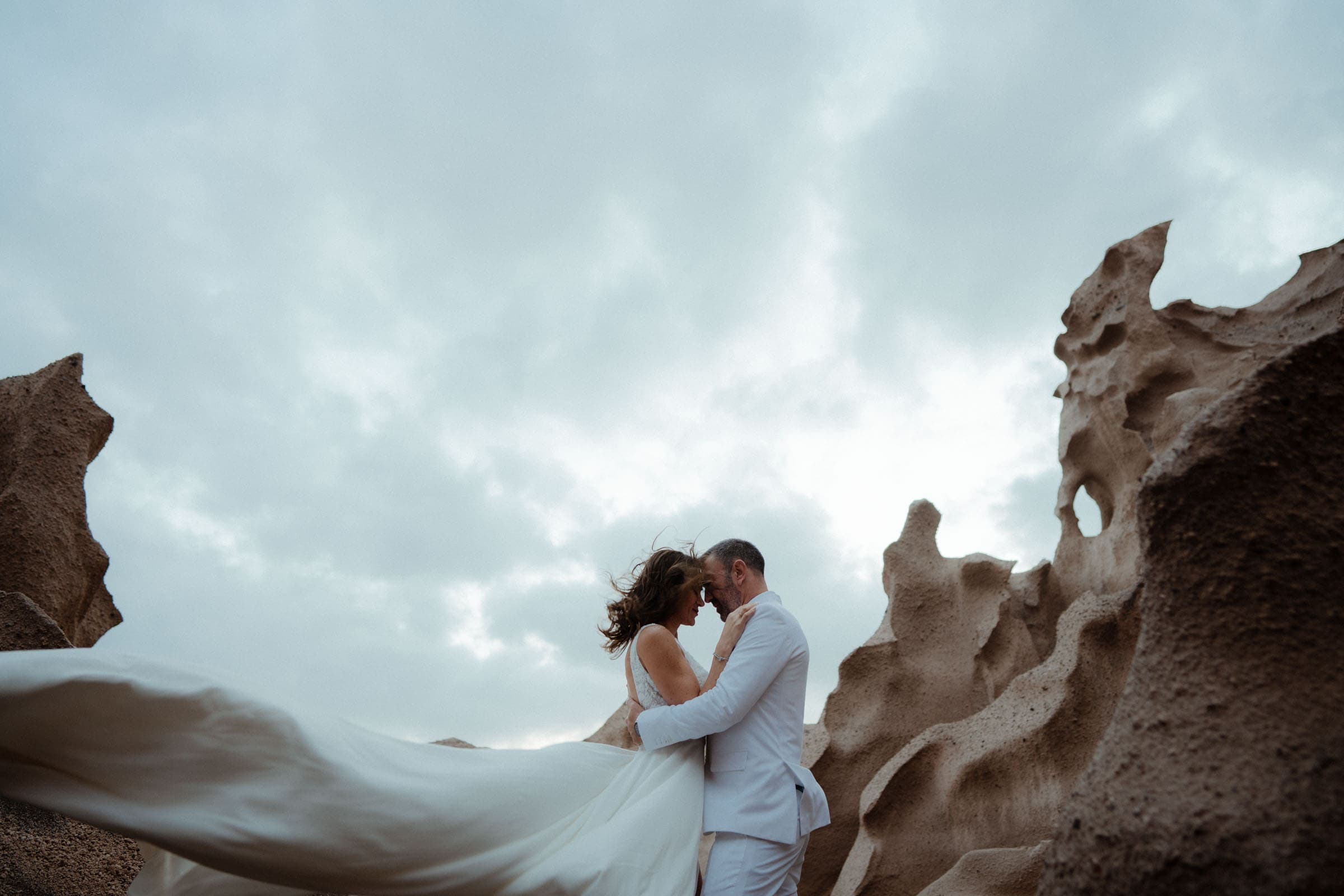 George and Aline | Wedding photoshoot at the black beach-10