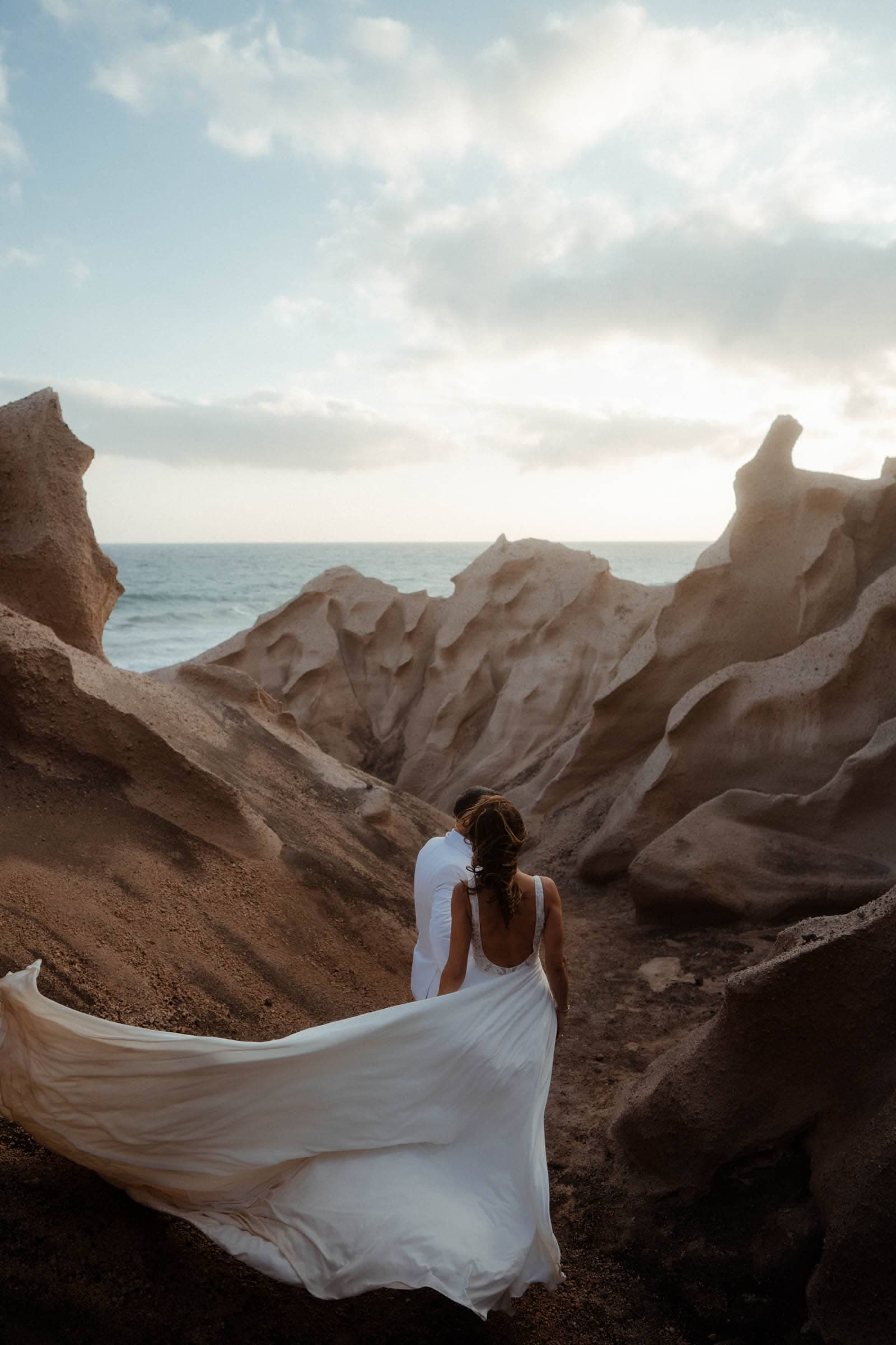 George and Aline | Wedding photoshoot at the black beach-18