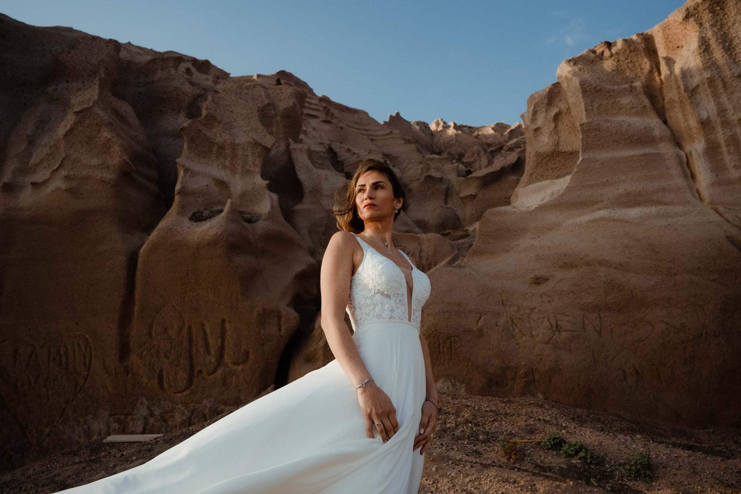 George and Aline | Wedding photoshoot at the black beach-23