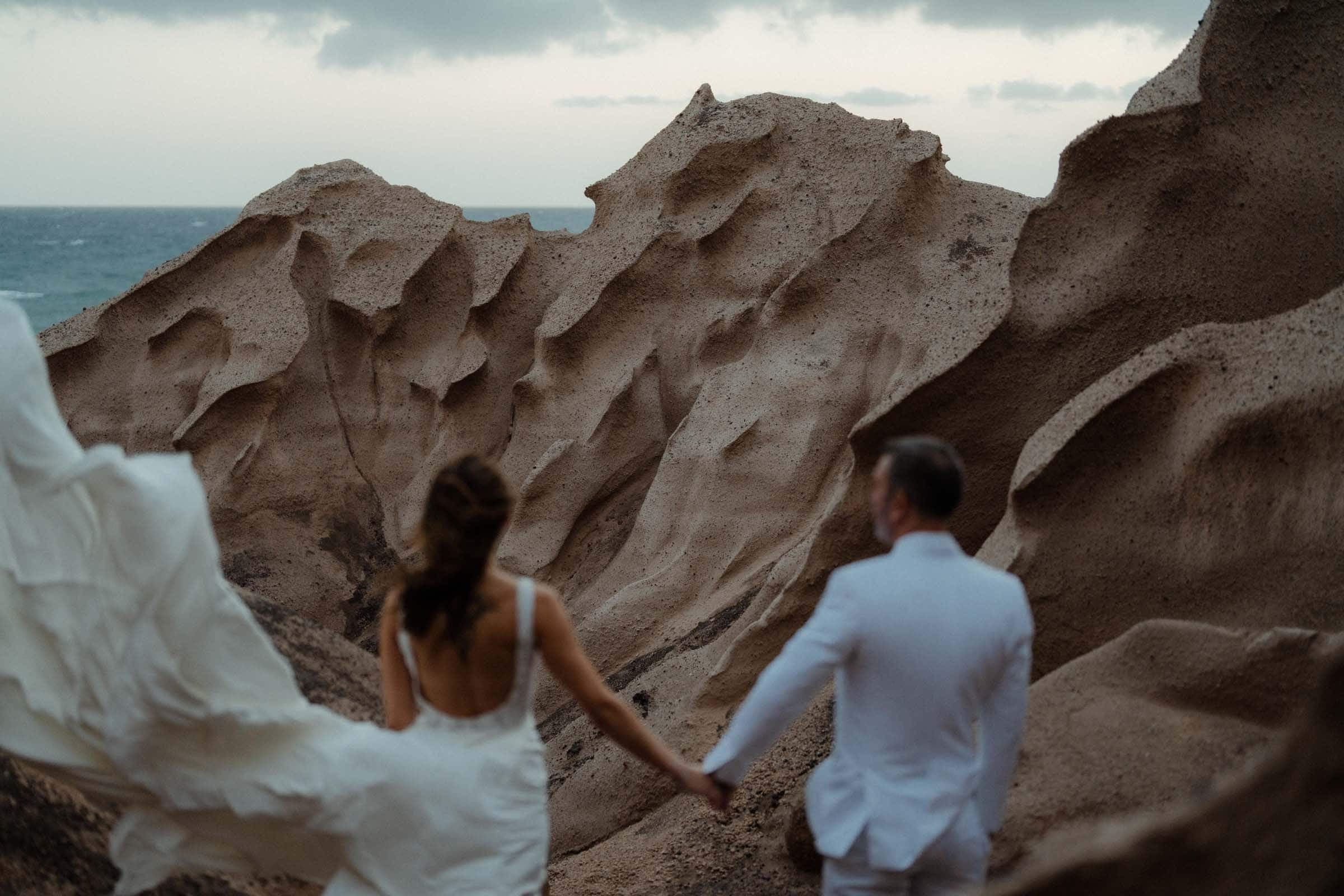 George and Aline | Wedding photoshoot at the black beach-8