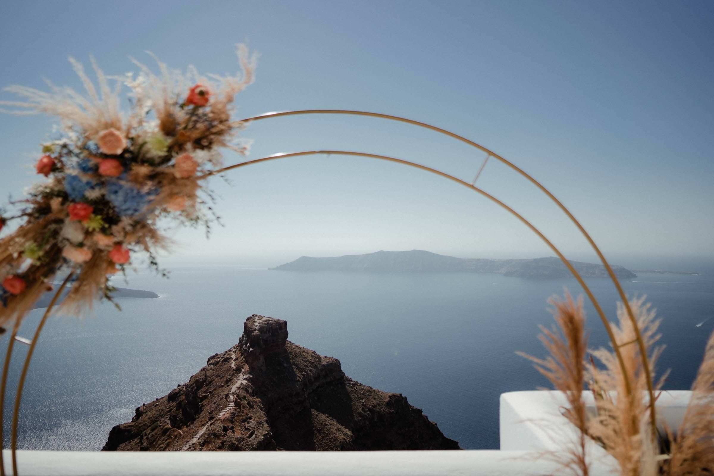 Sam and Courtney – Elopement in Santorini Wedding Santorini-17