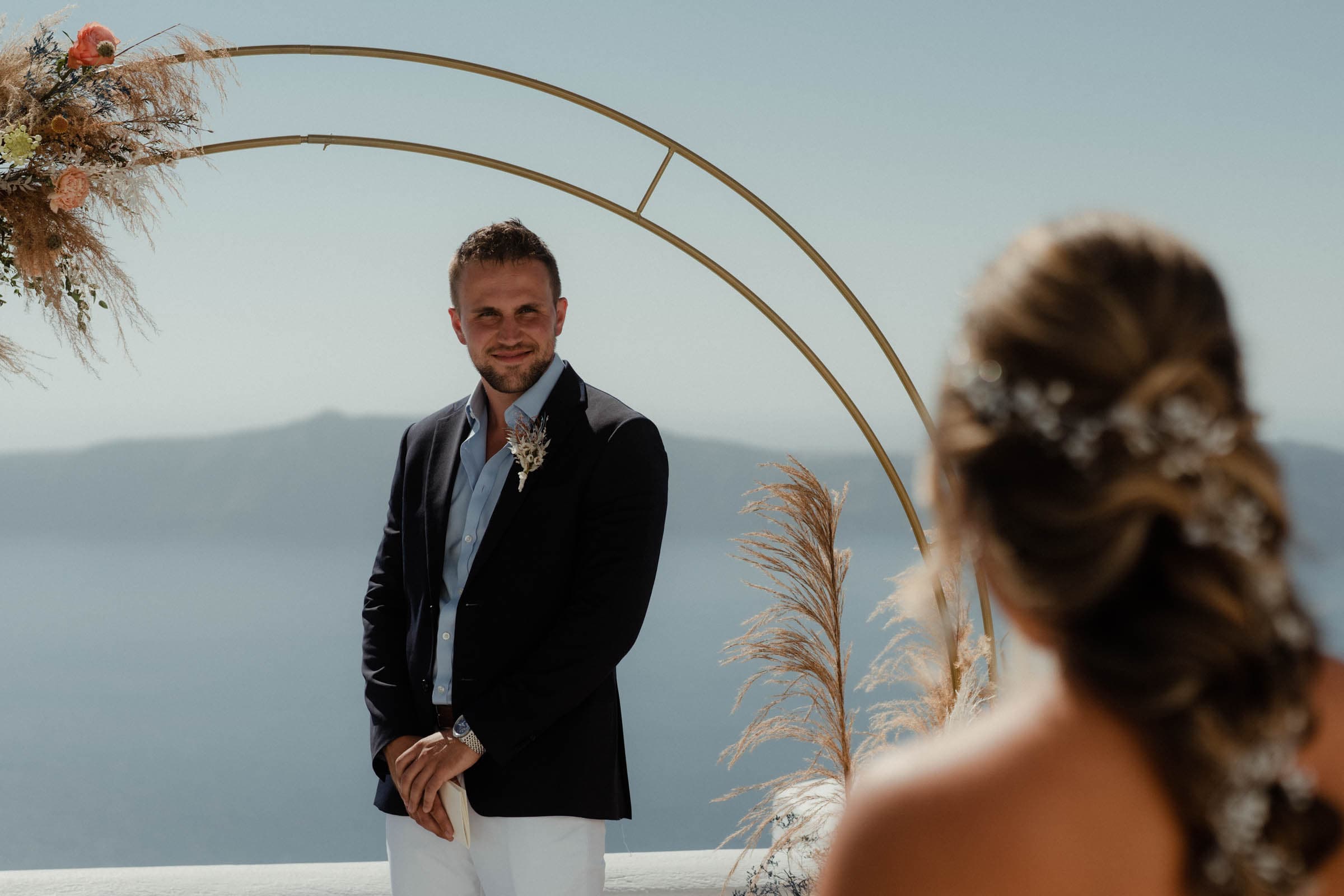 Sam and Courtney – Elopement in Santorini Wedding Santorini-20