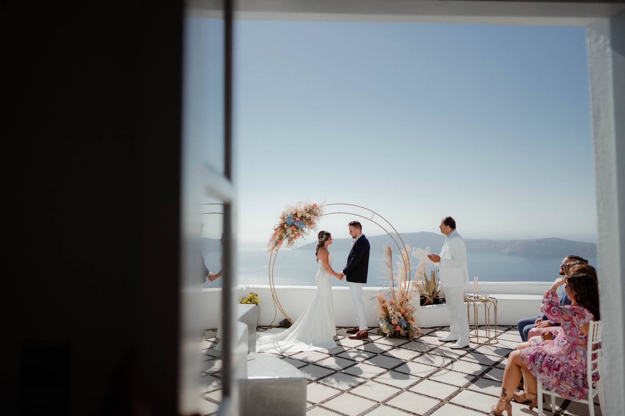 Sam and Courtney – Elopement in Santorini Wedding Santorini-21